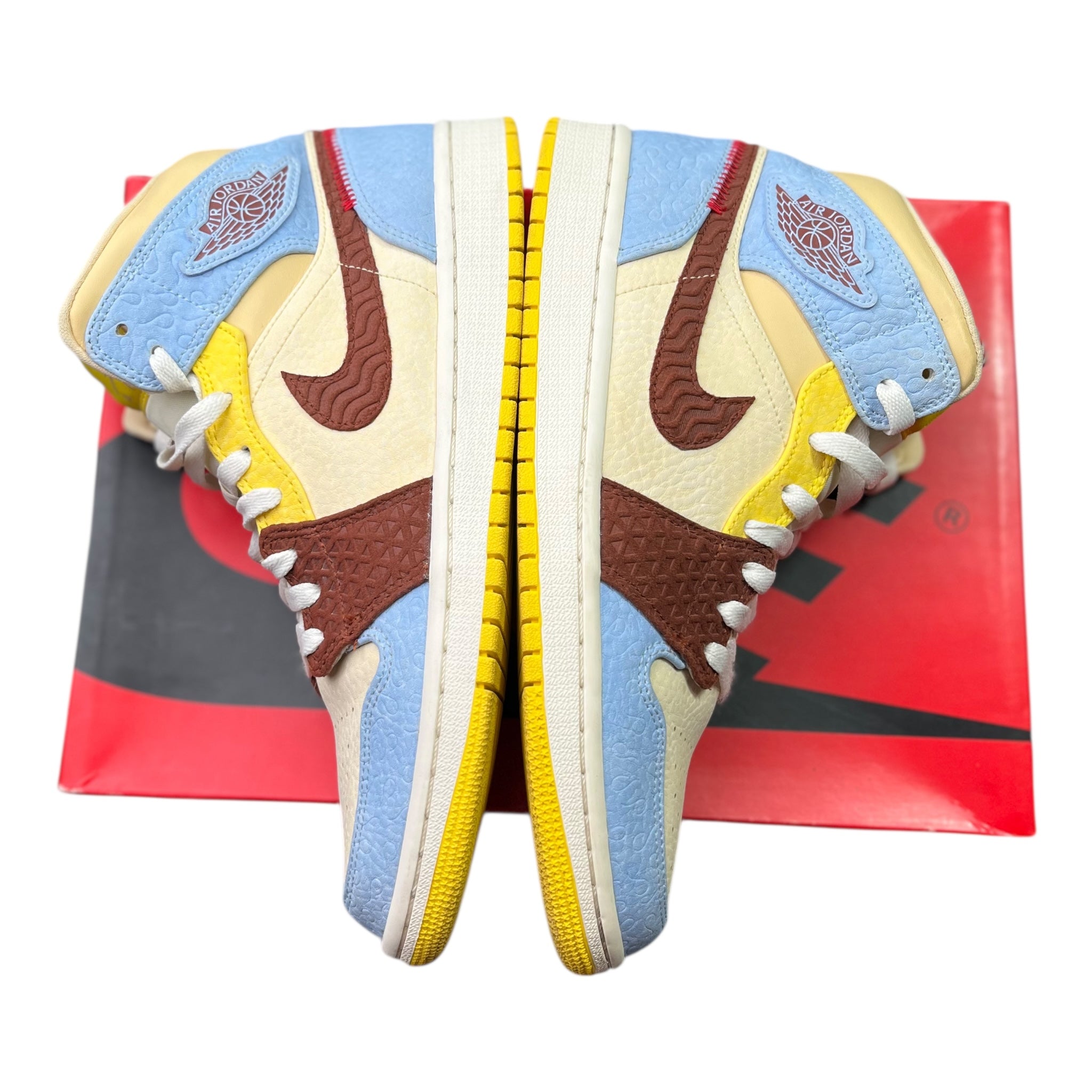 Jordan 1 Mid SE Fearless Maison Château Rouge (43EU)