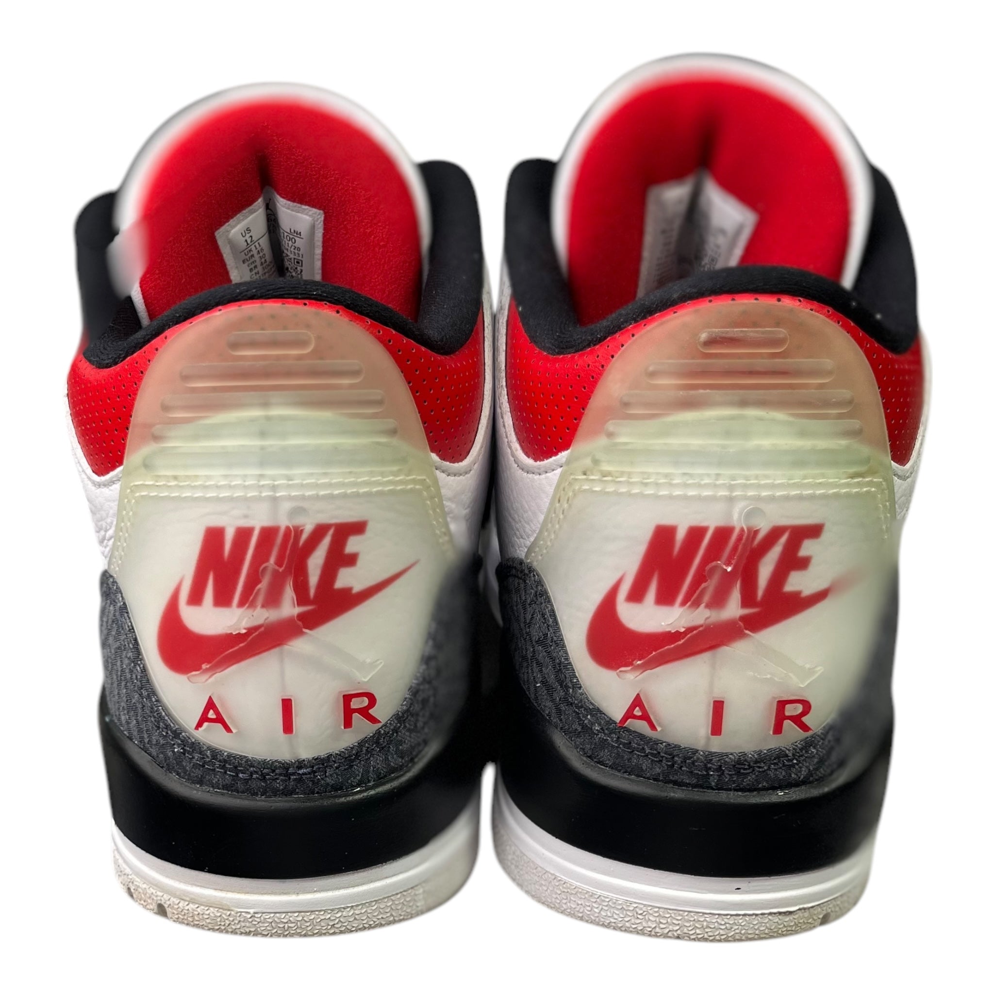 Jordan 3 Retro Fire Red Denim (46EU)