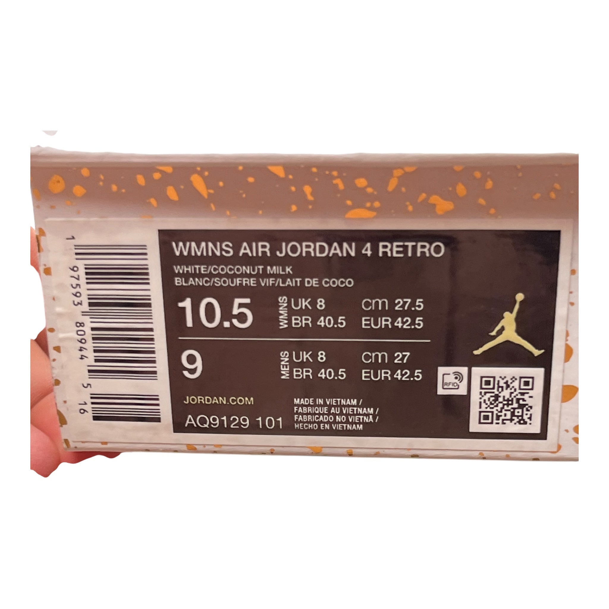 Jordan 4 Retro Vivid Sulfur (42.5EU)