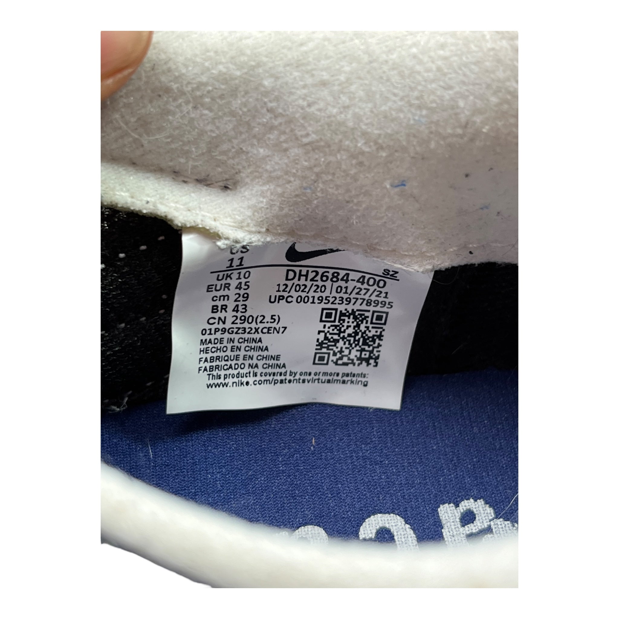 Nike LD Waffle Sacai Fragment Blue (45EU)