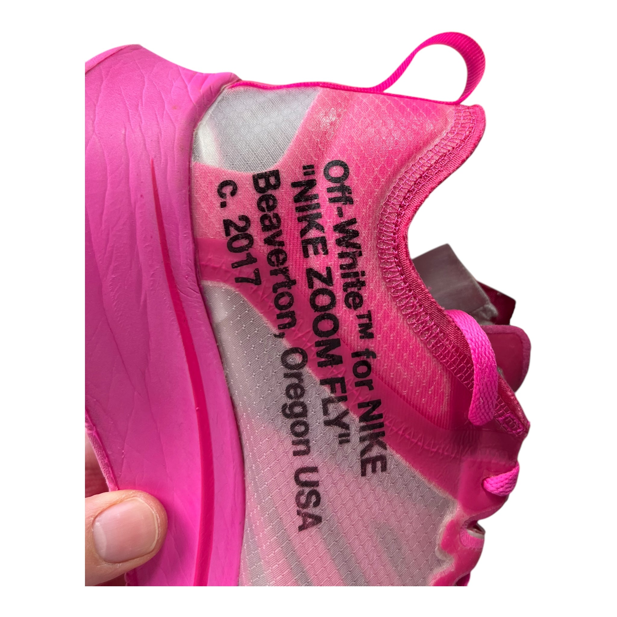 Nike Zoom Fly Off-White Pink (42EU)
