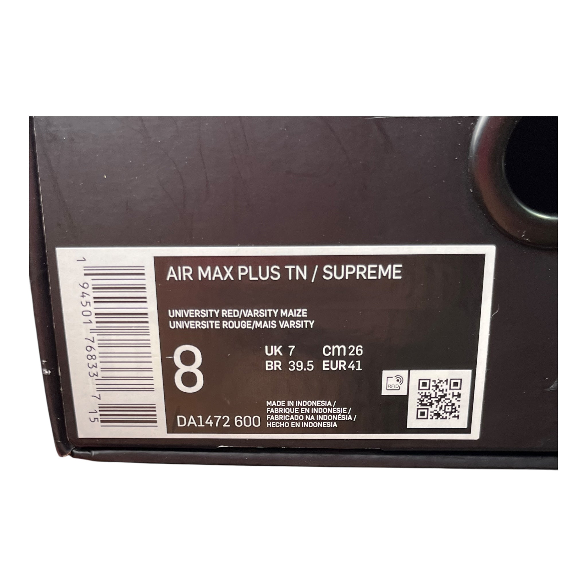 Nike Air Max Plus Tn Supreme Red (41EU)