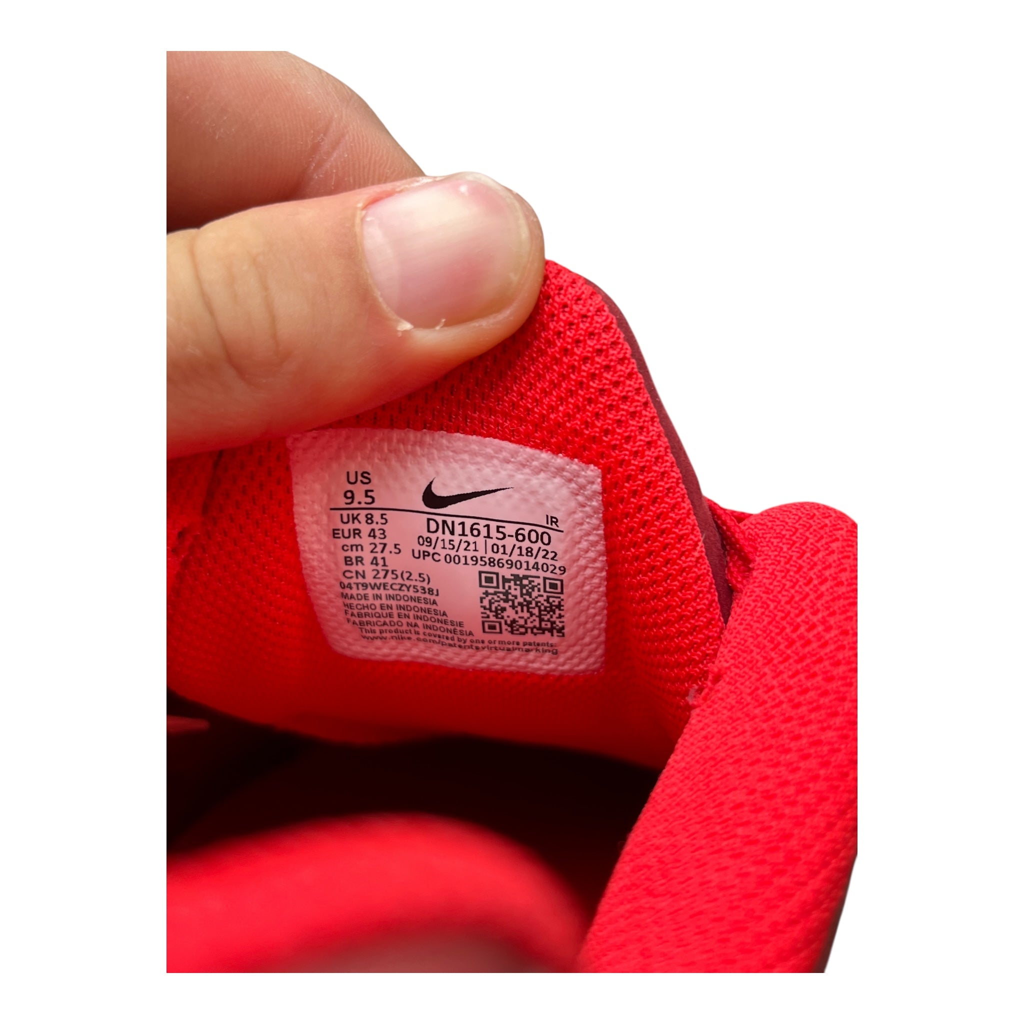 Nike Shox Ride 2 Supreme Speed Red (43EU)