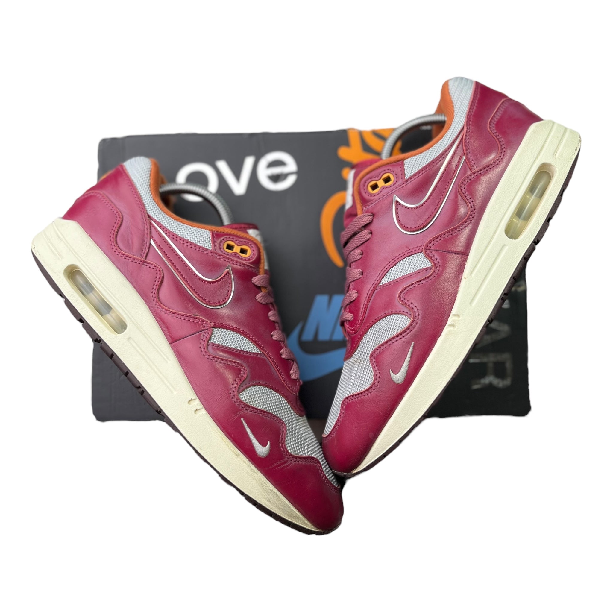 Nike Air Max 1 Patta Rush Maroon (44EU)