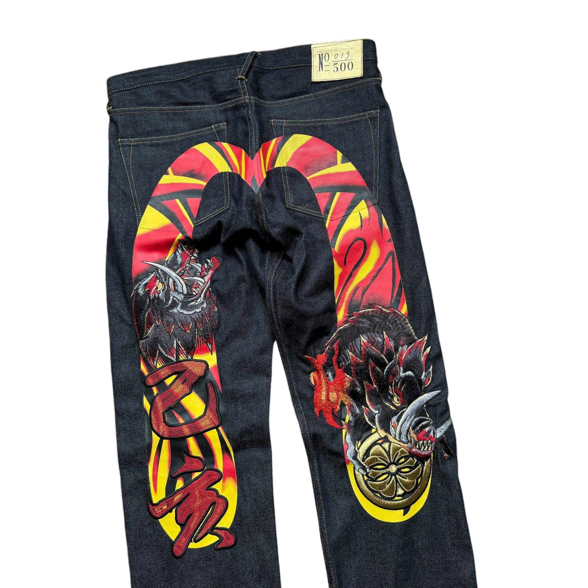 Jean Baggy Evisu Sonderedition Jahr des Schweins 2019 (L)