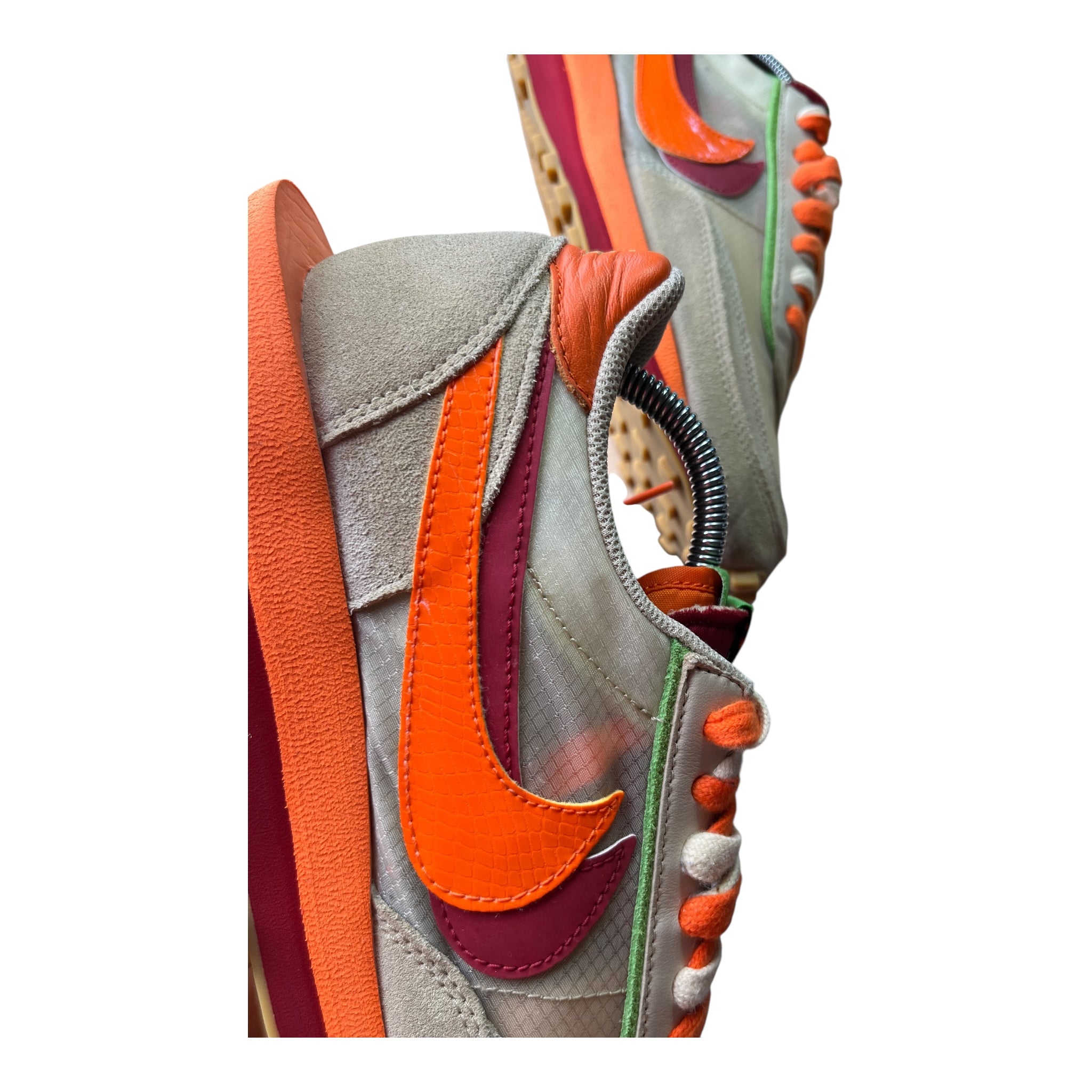 Nike LD Waffle Sacai Clot Net Orange Blaze (45EU)