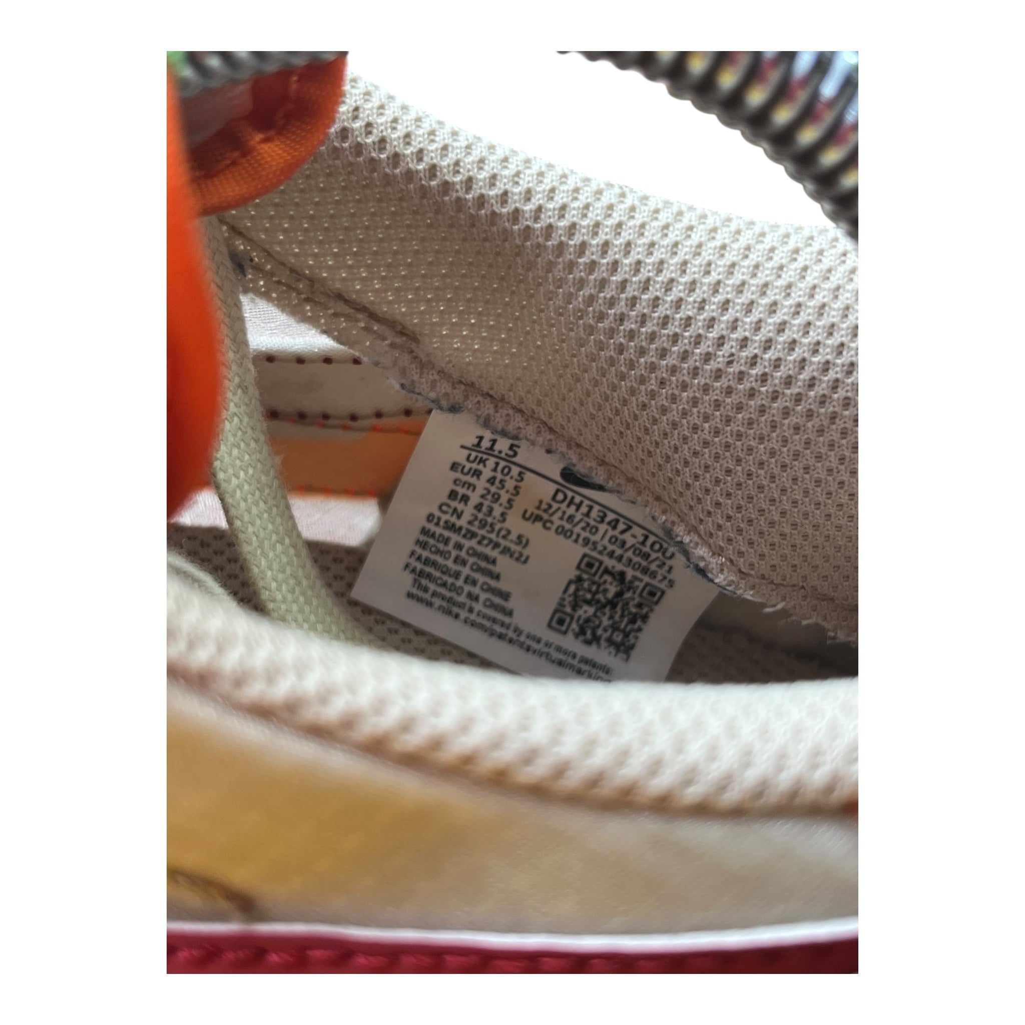 Nike LD Waffle Sacai Clot Net Orange Blaze (42.5EU)