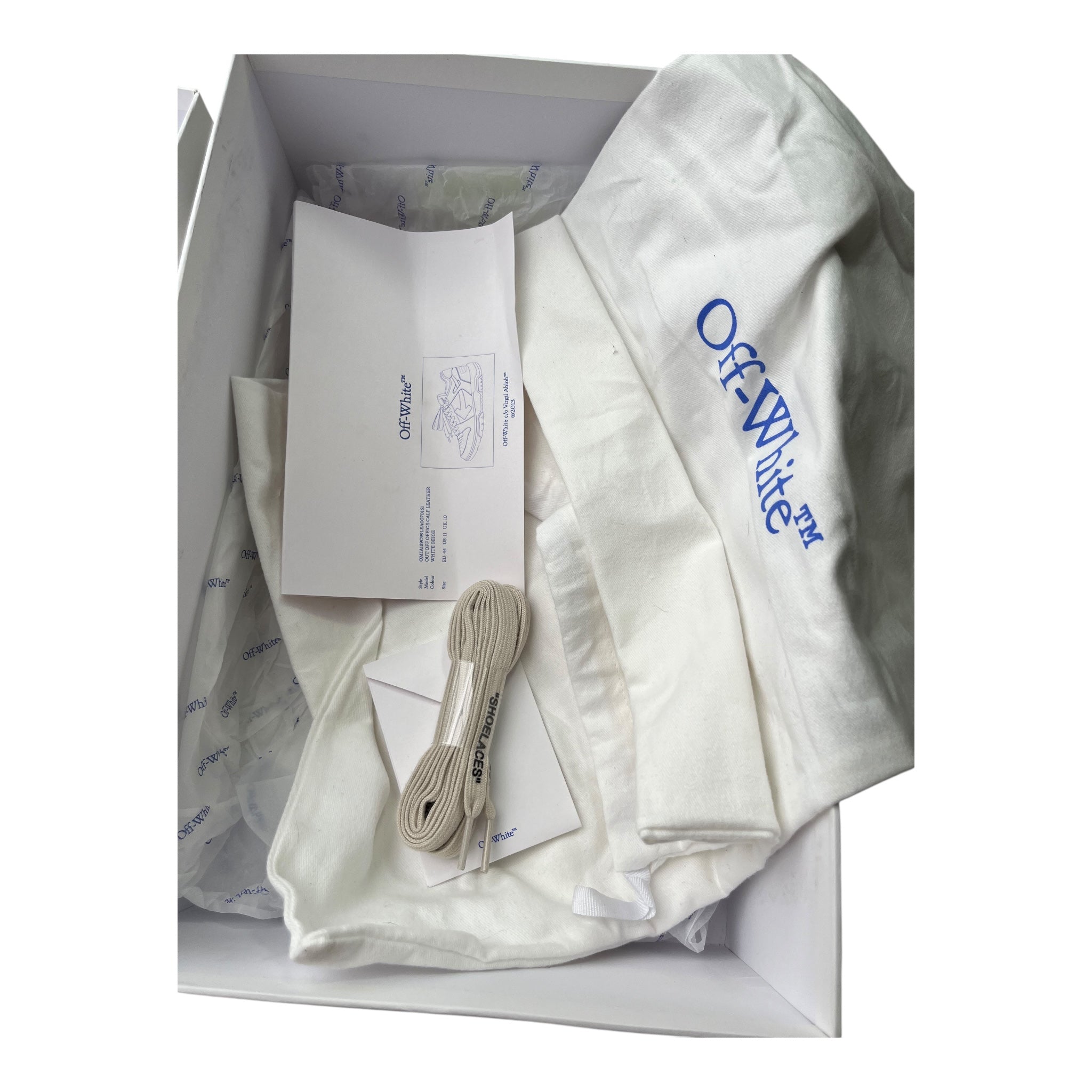 Off-White Out Of Office Beige White (44EU)