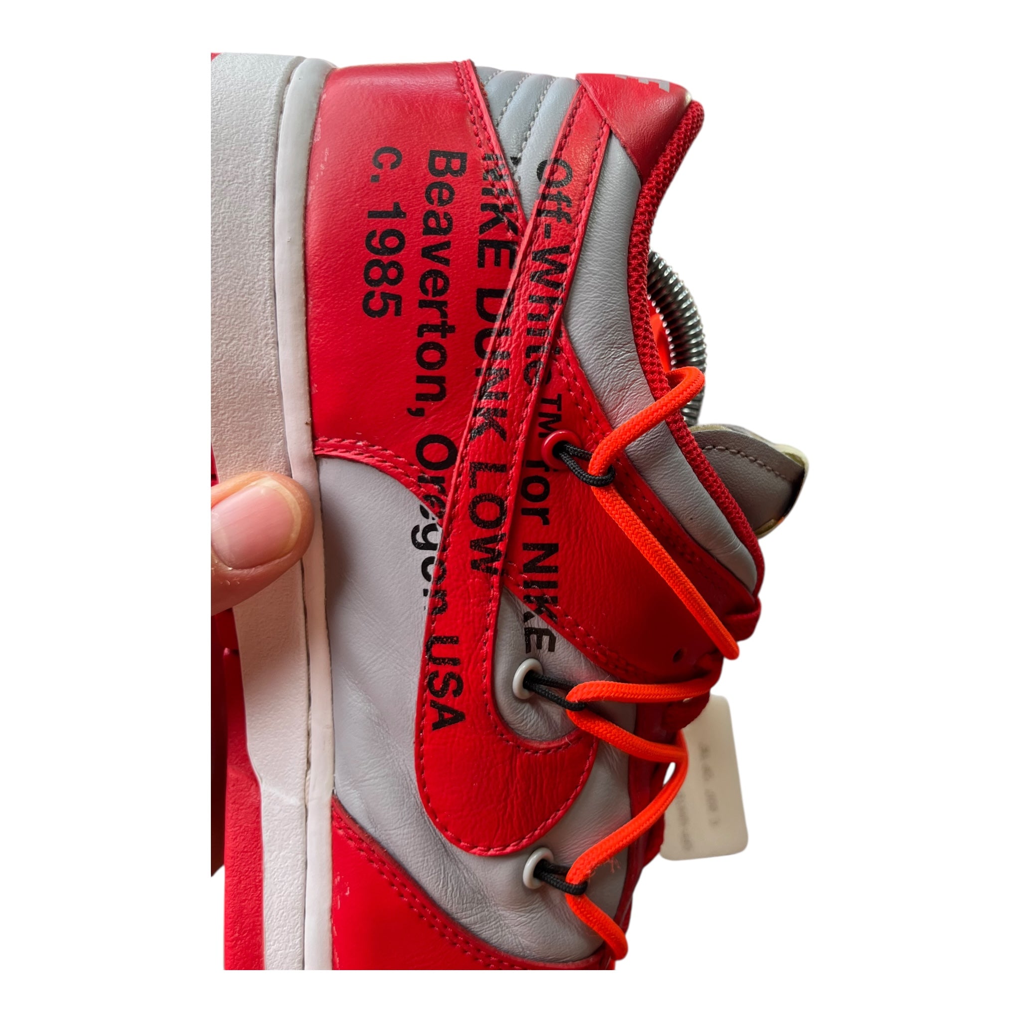 Nike Dunk Low Off-White Univerisity Red (44.5EU)
