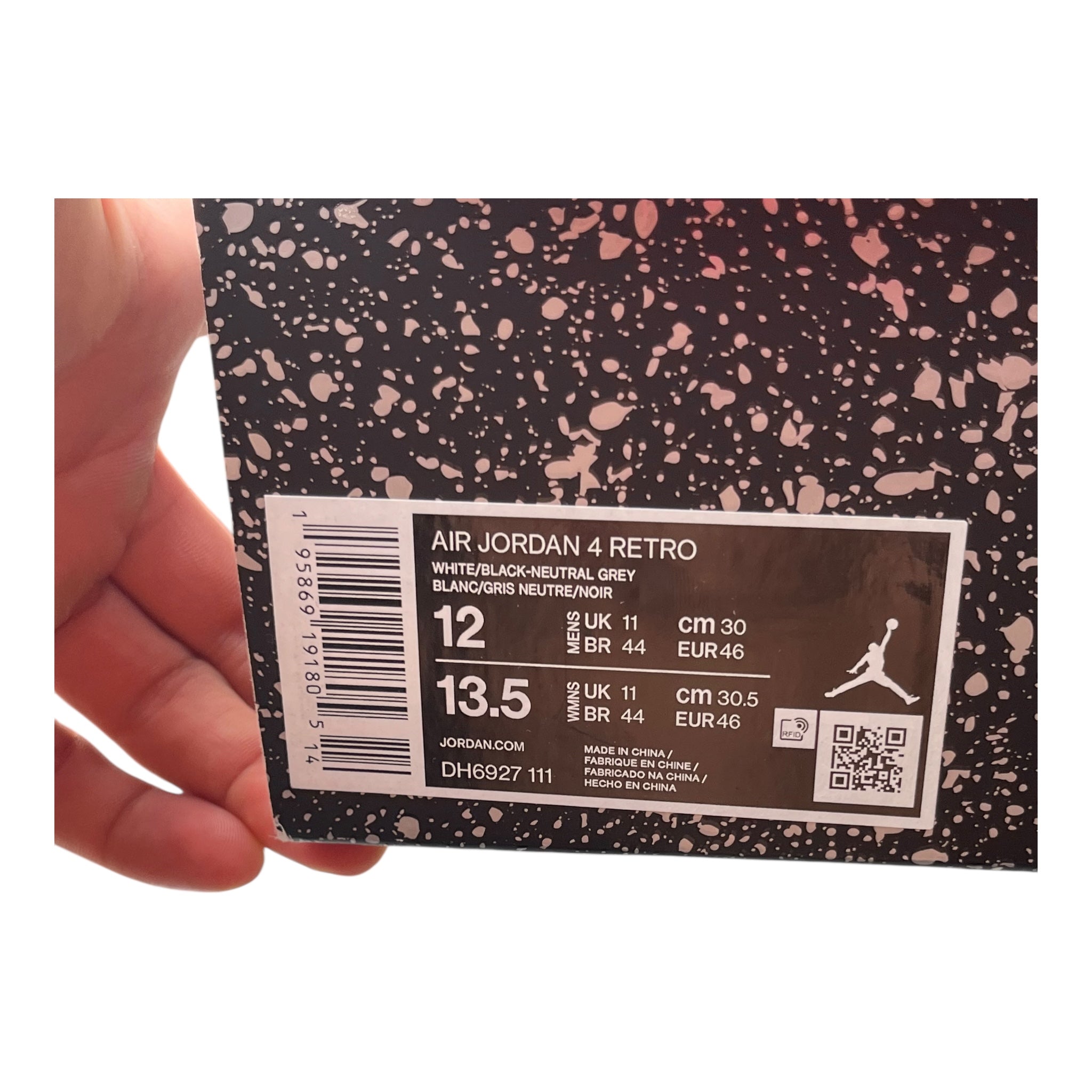 Jordan 4 Retro Military Black (46EU)