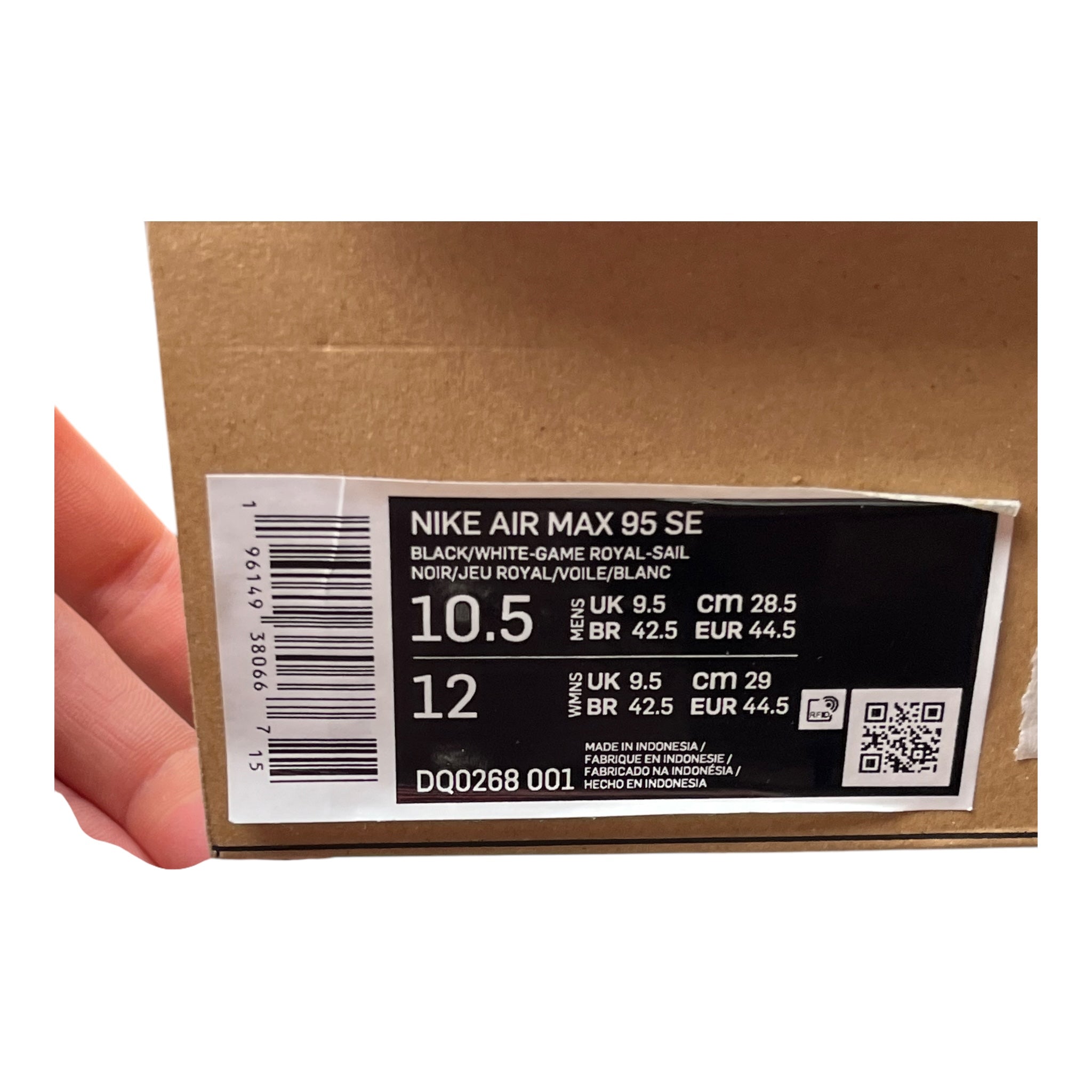 Nike Air Max 95 Game Royal (44.5EU)