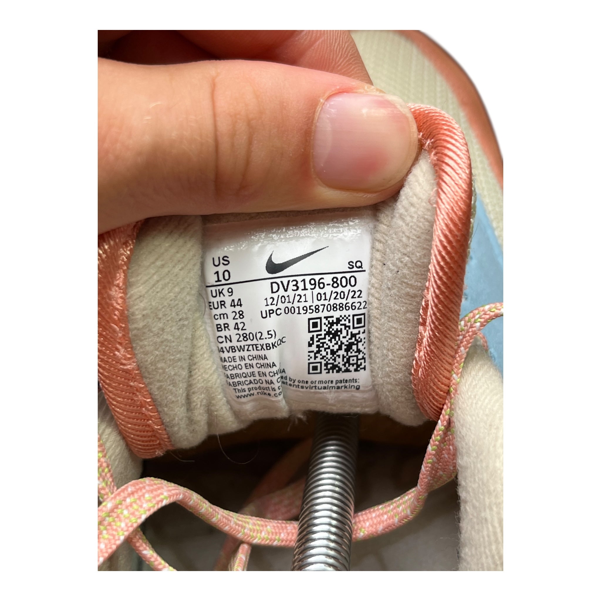 Nike Air Max 1 Light Madder Root (44EU)