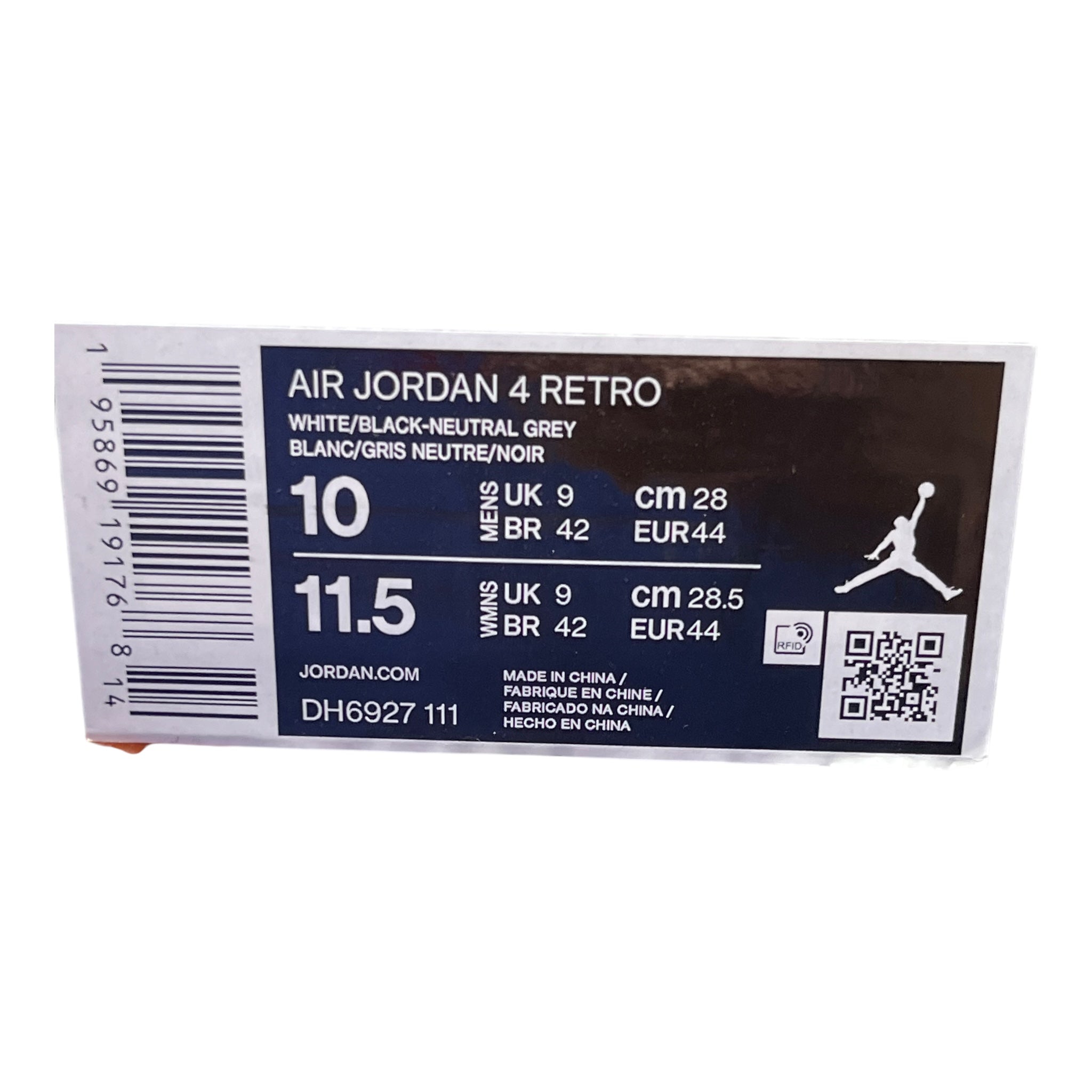 Jordan 4 Retro Military Black (44EU)