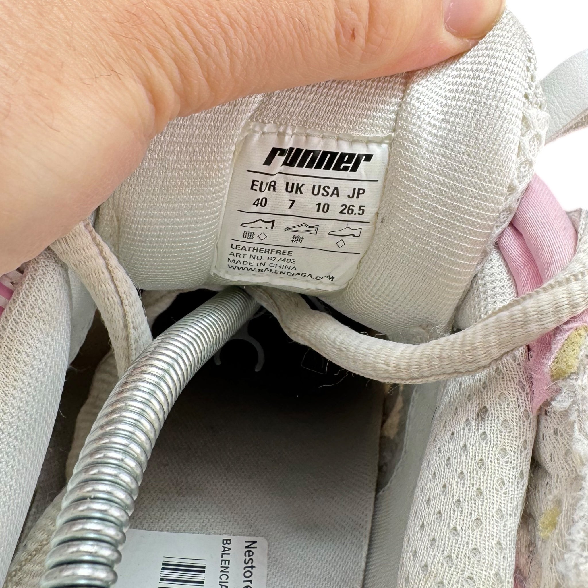 Balenciaga Runner Pink (40EU)