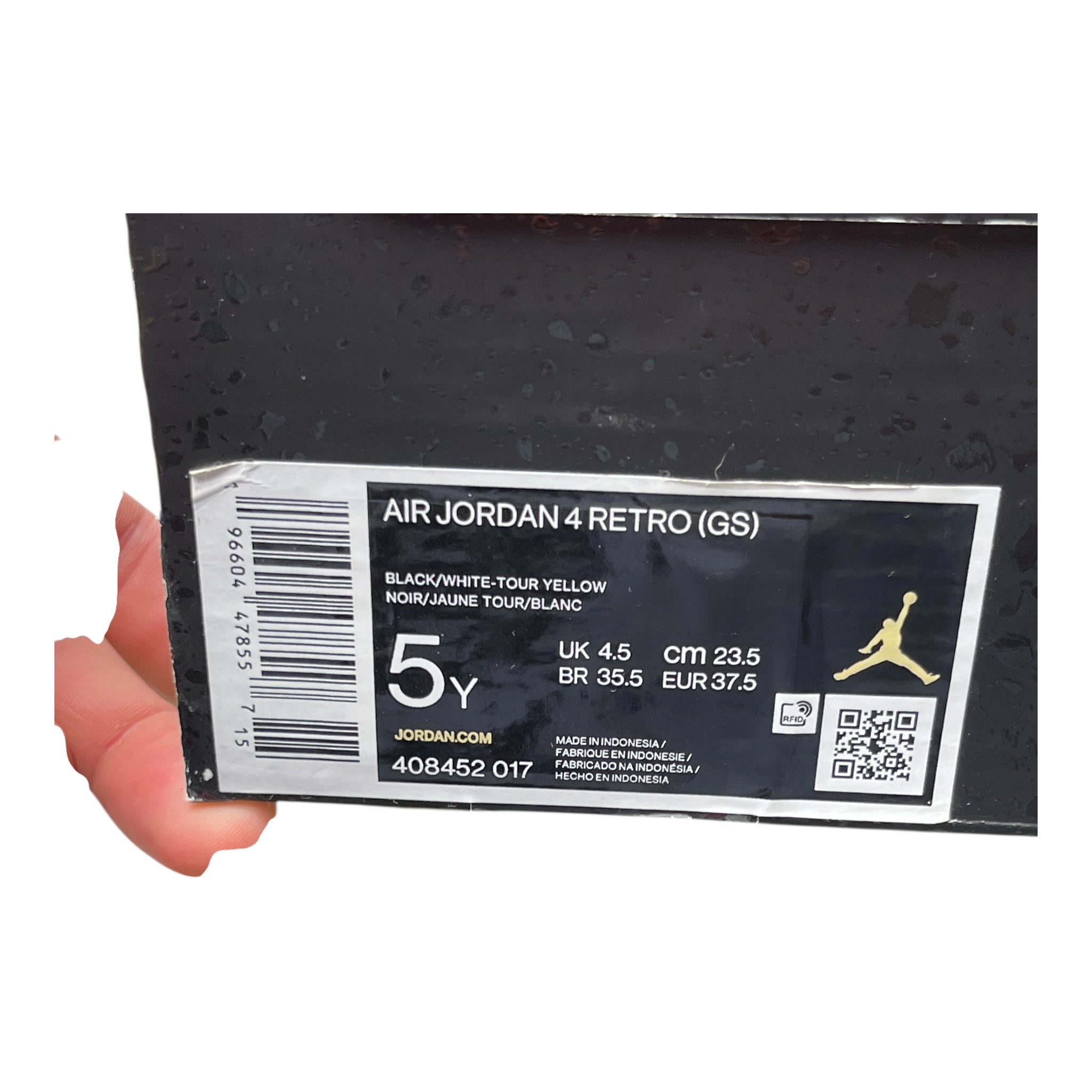 Jordan 4 Retro Yellow Thunder (37.5EU)
