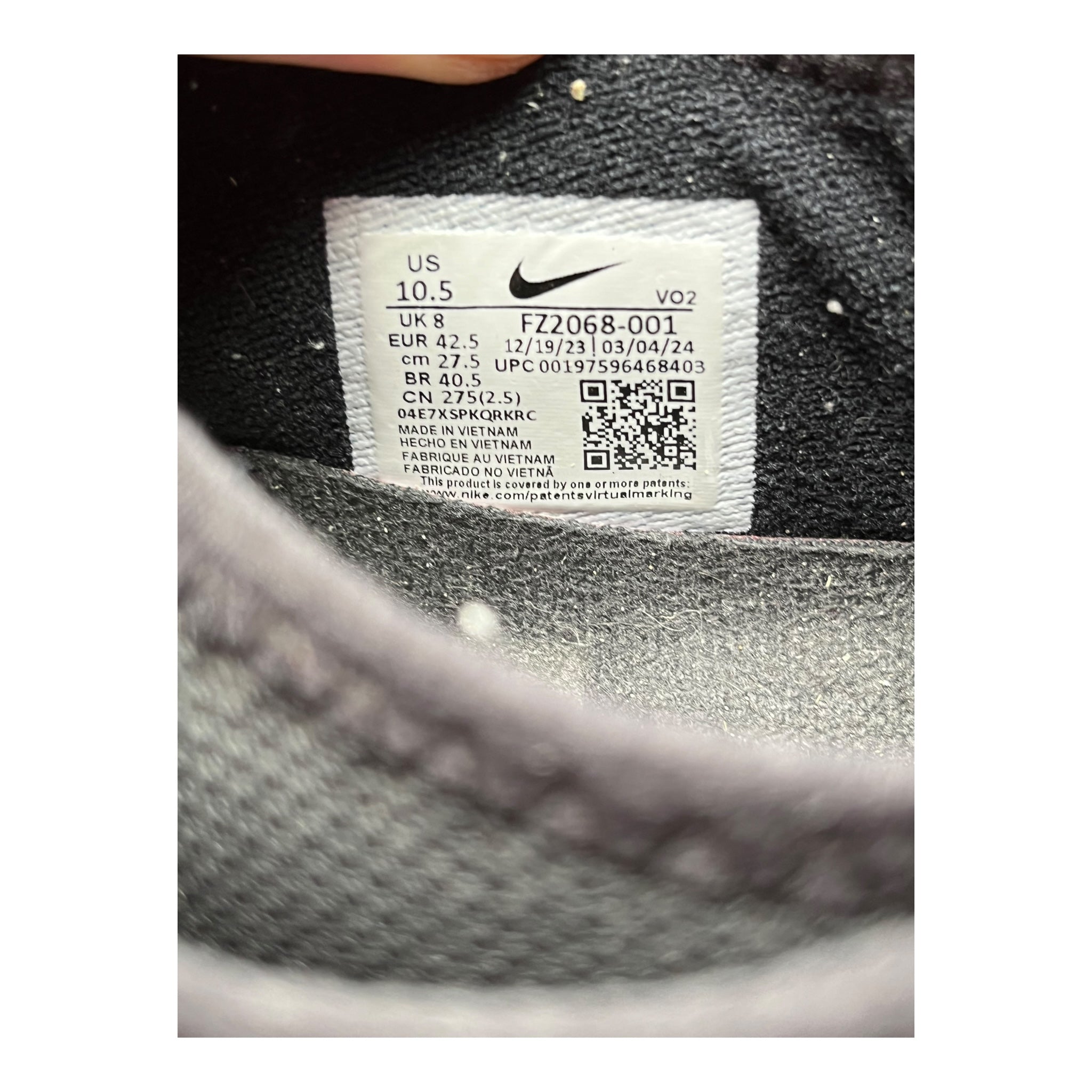 Nike Air Max Sunder Black (42.5EU)