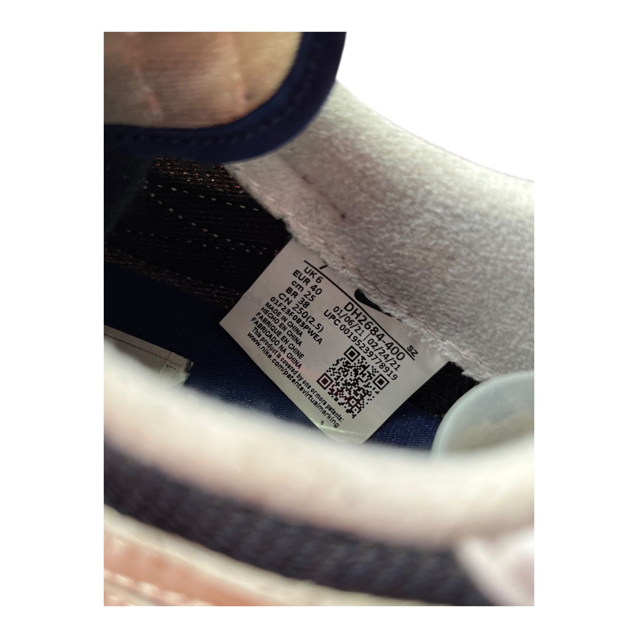 Nike LD Waffle Sacai Fragment Blue (40EU)