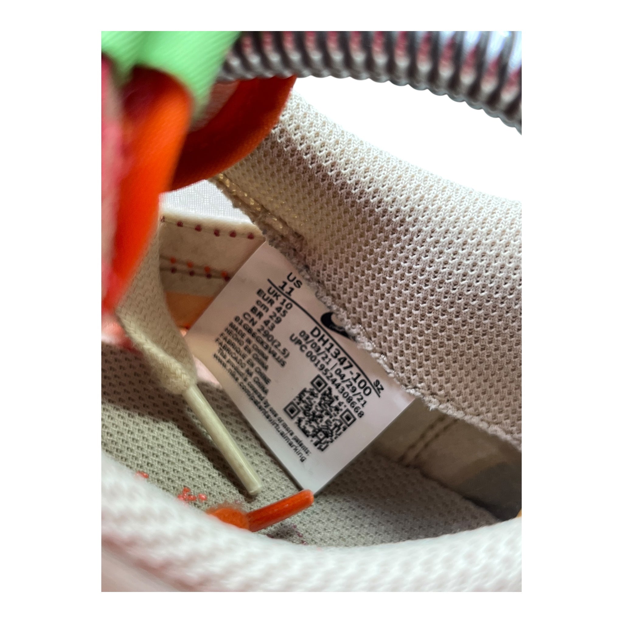 Nike LD Waffle Sacai Clot Net Orange Blaze (45EU)