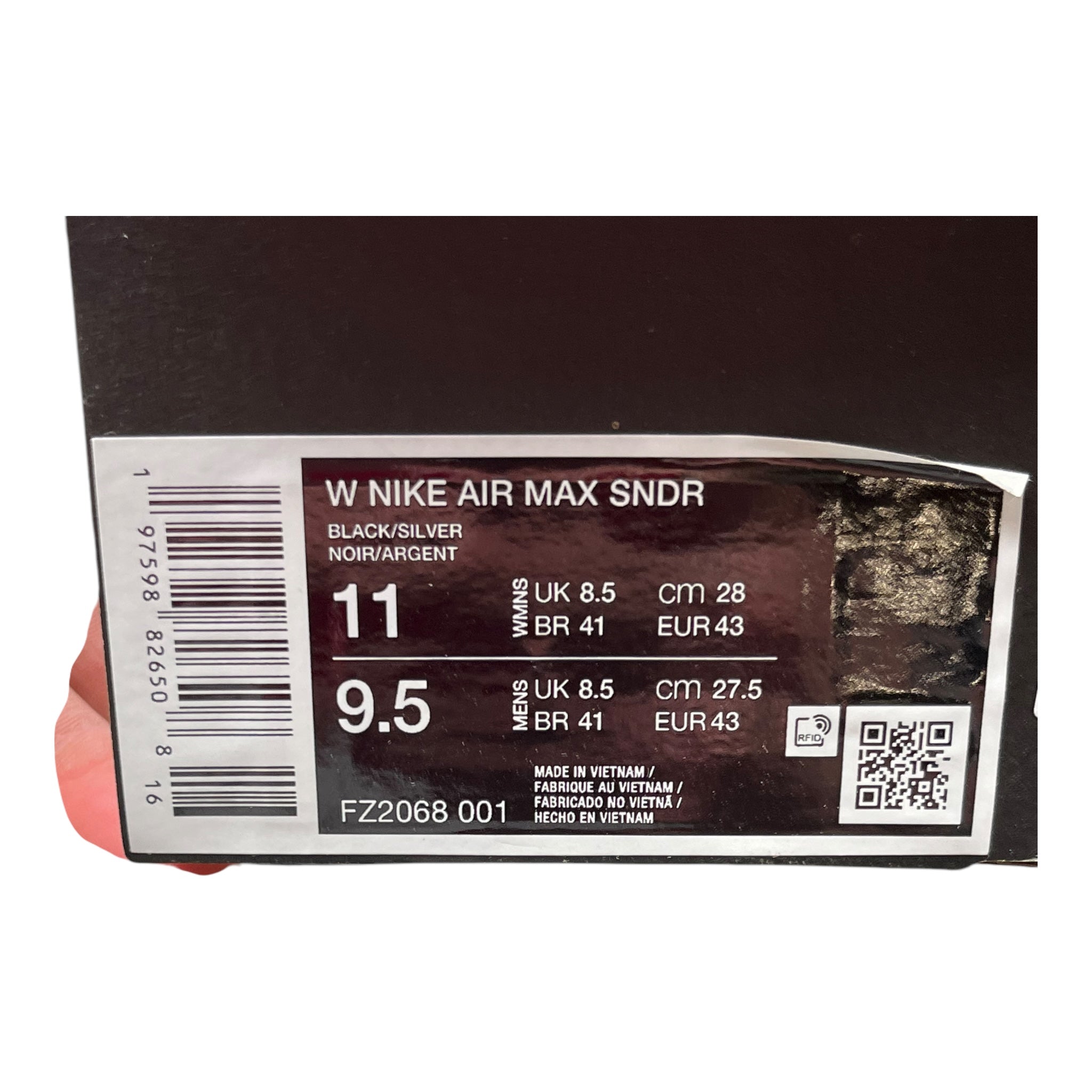 Nike Air Max Sunder Black (43EU)