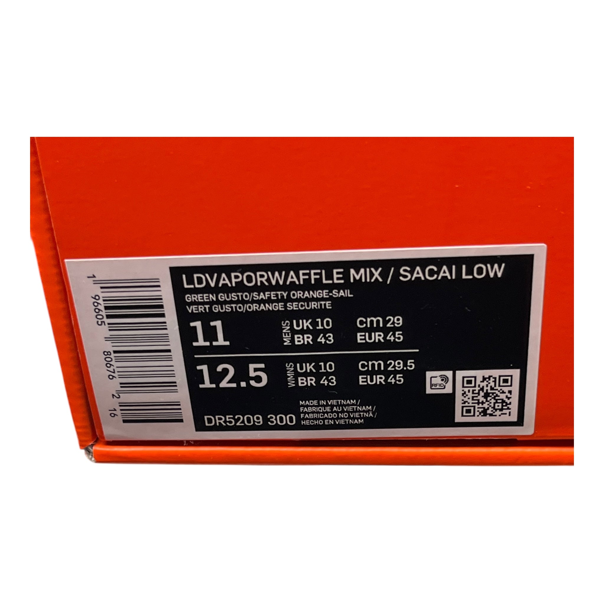 Nike Vaporwaffle Sacai Jean Paul Gaultier Woven Multi (45EU)