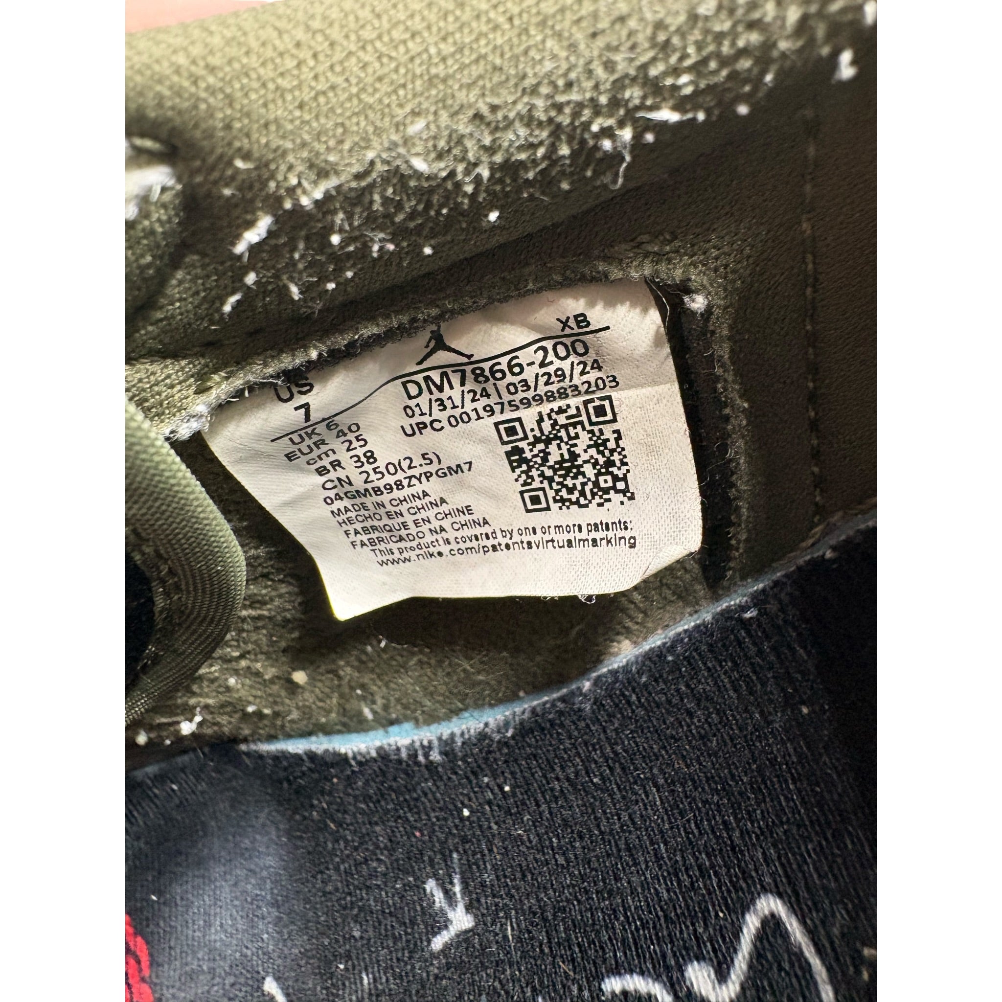 Jordan One Low Travis Scott Medium Olive (40EU)