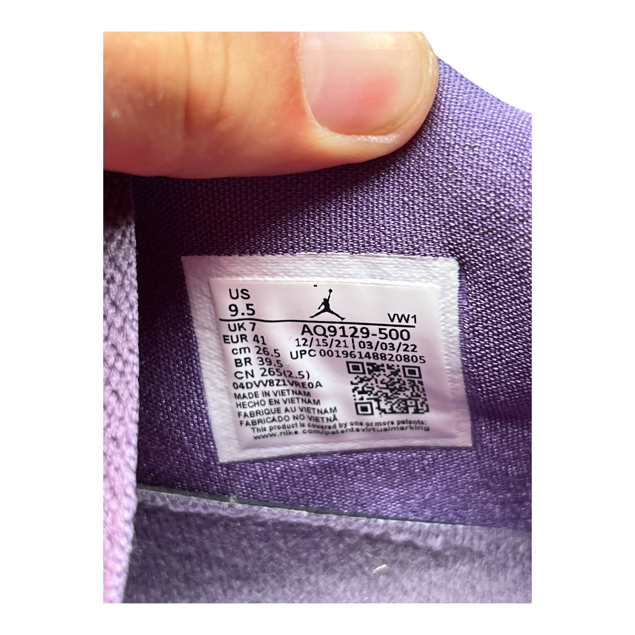 Jordan 4 Retro Canyon Purple (41EU)