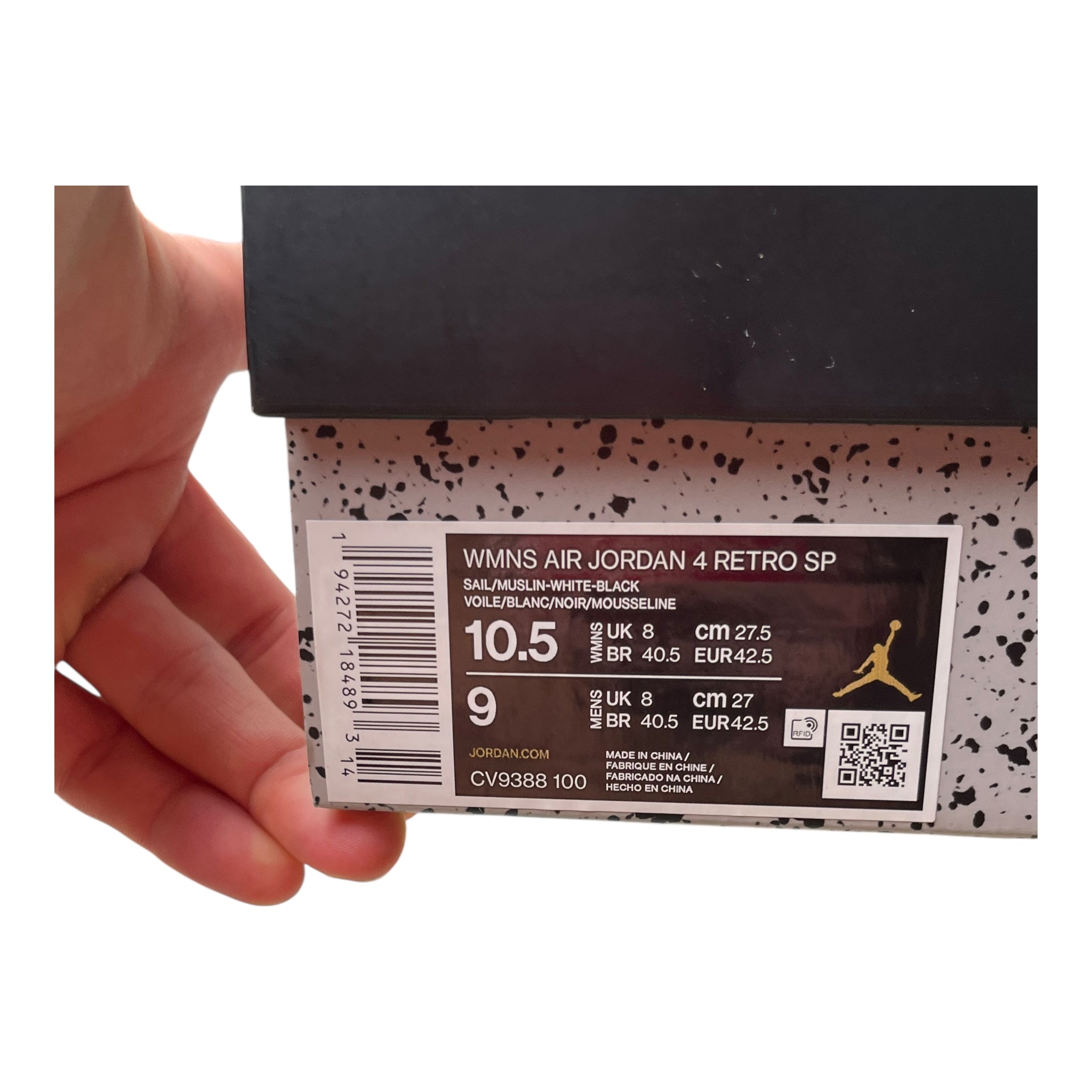 Jordan 4 Retro Off-White Sail (42.5EU)