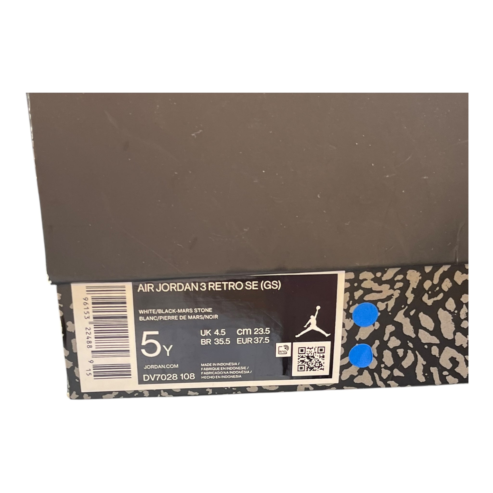 Jordan 3 Retro Mars Stone (37.5EU)