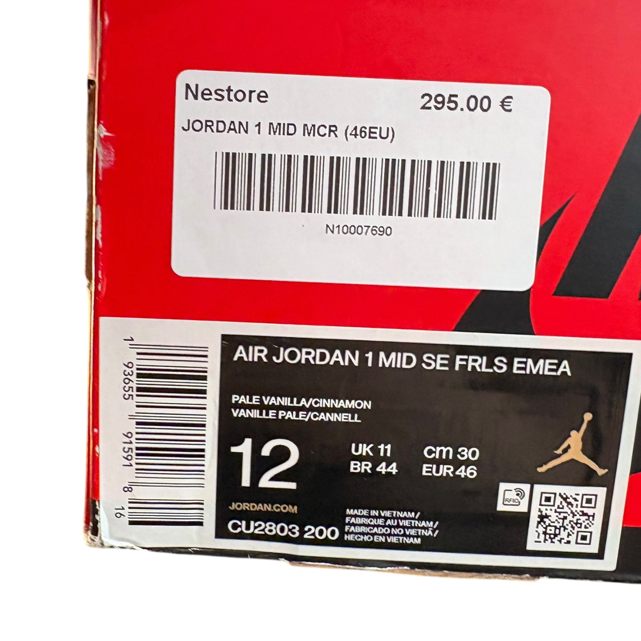 Jordan One Mid Maison Chateau Rouge (46EU)