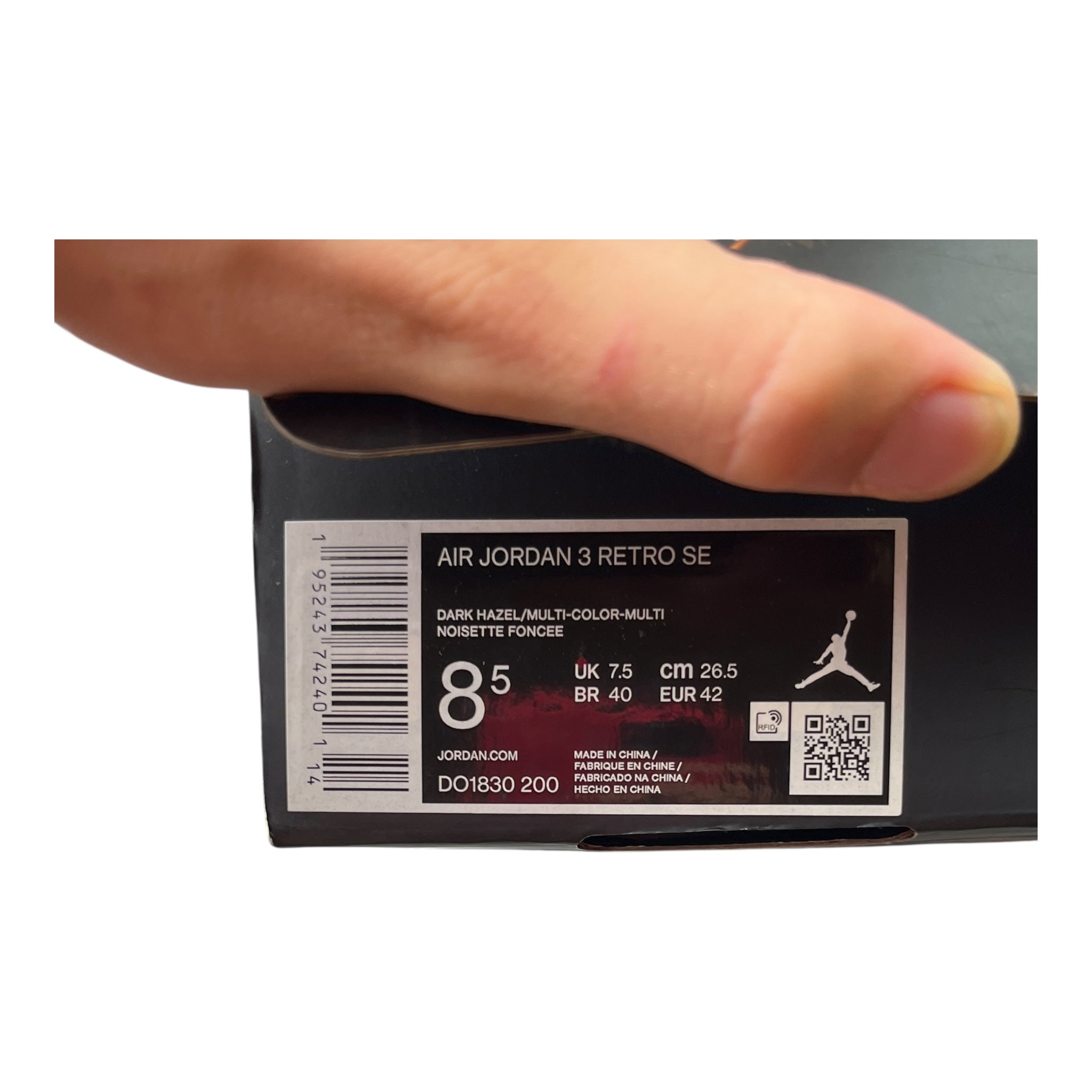 Jordan 3 Retro Patchwork Camo (42EU)