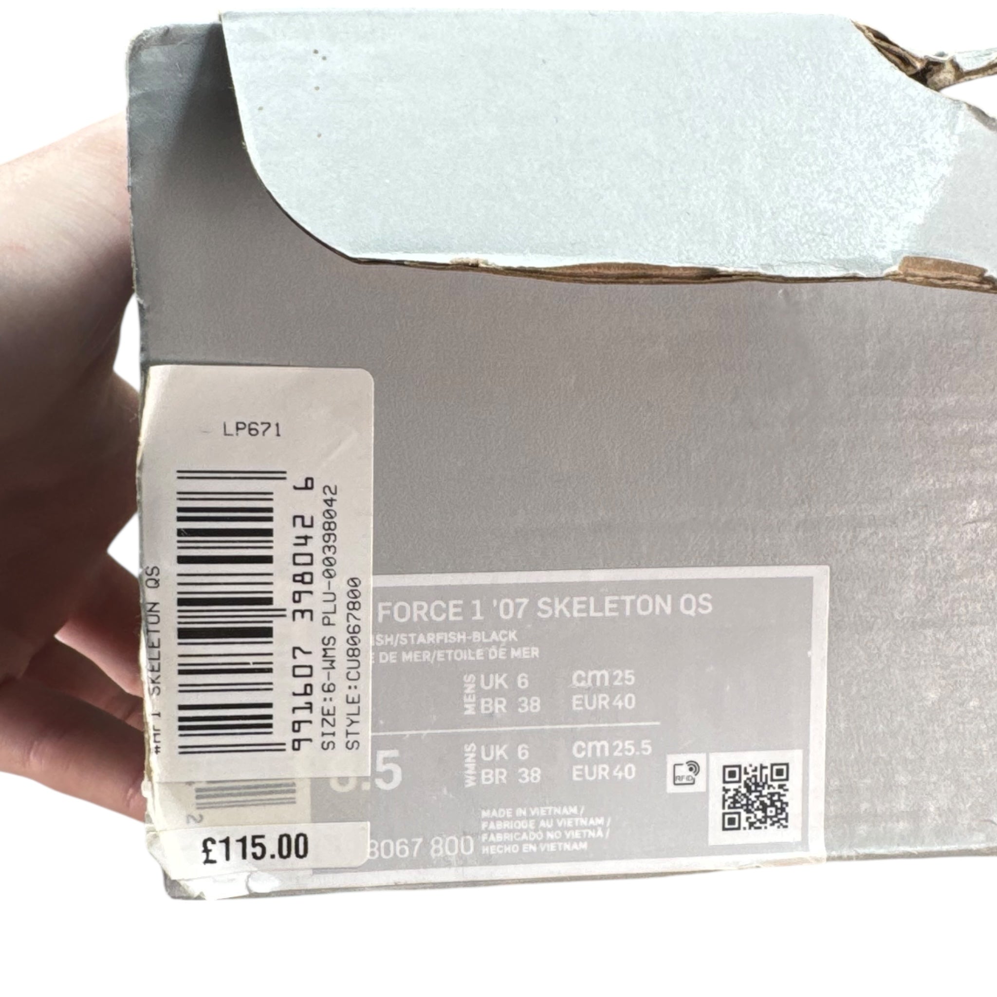 Air Force One Skeleton (40EU)