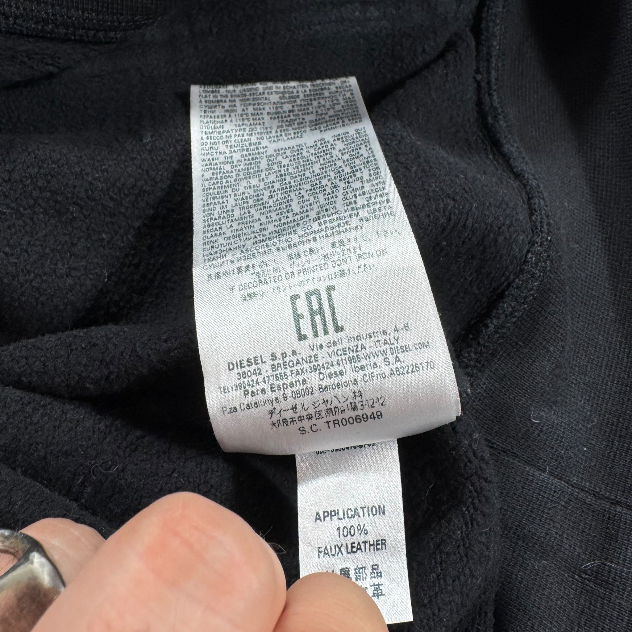 Sweatshirt Diesel Black Gold (L)