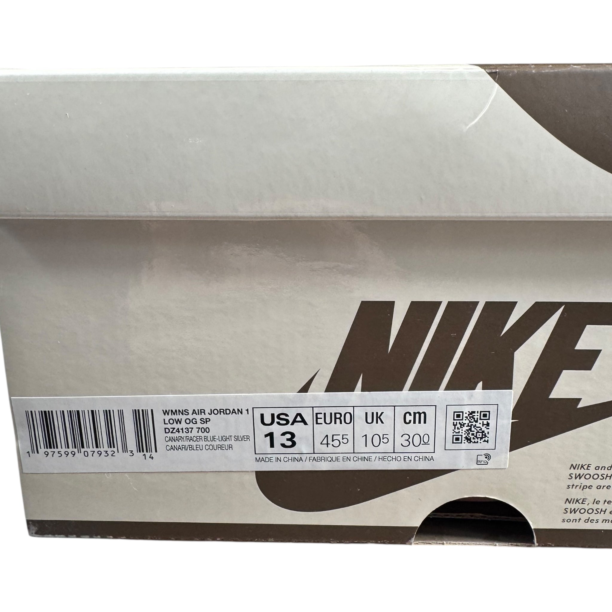 Jordan one low travis scott canary (45.5EU)