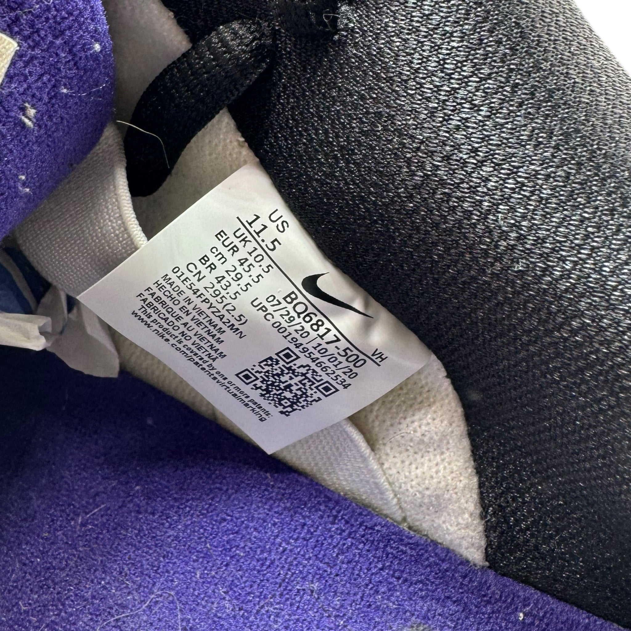 Dunk Sb Purple Court (45.5EU)