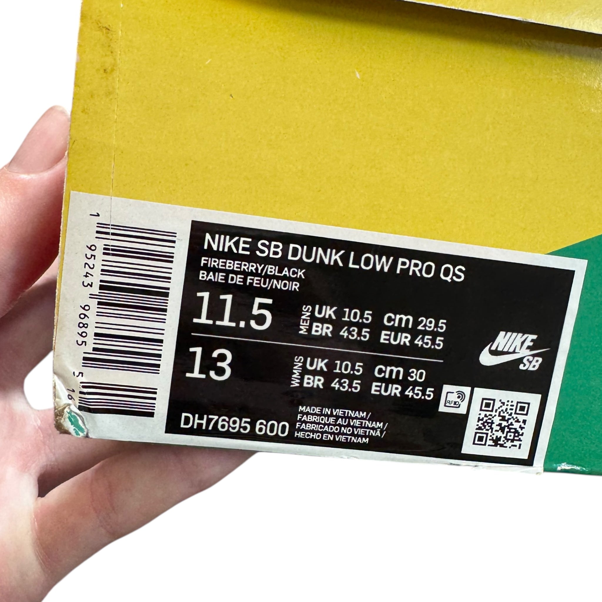 Dunk SB Parra (45.5EU)