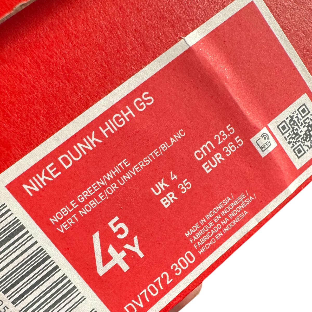 Dunk High Noble Green DS (36.5EU)