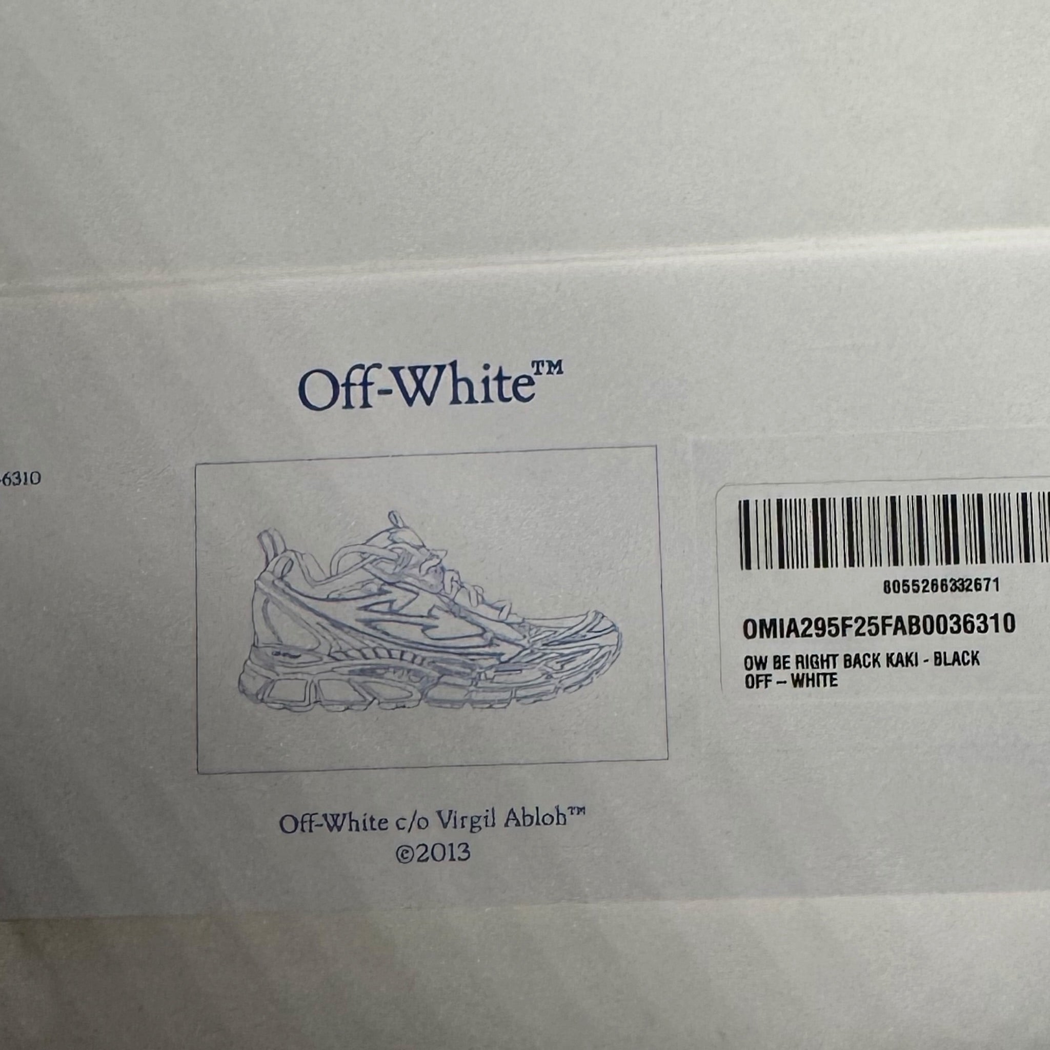 Off-White Be Right Back (42EU)