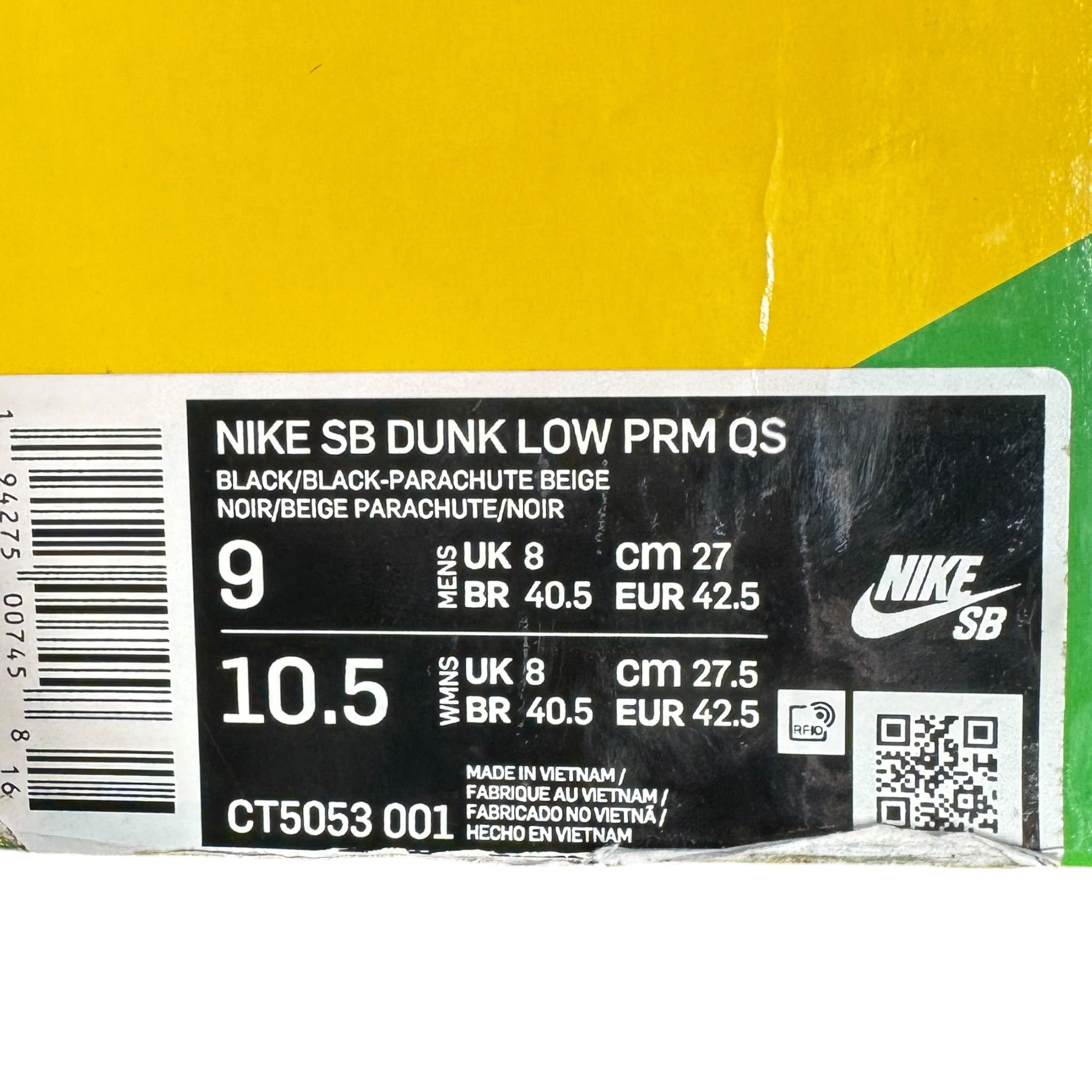 Dunk SB Low Travis Scott (42.5EU)
