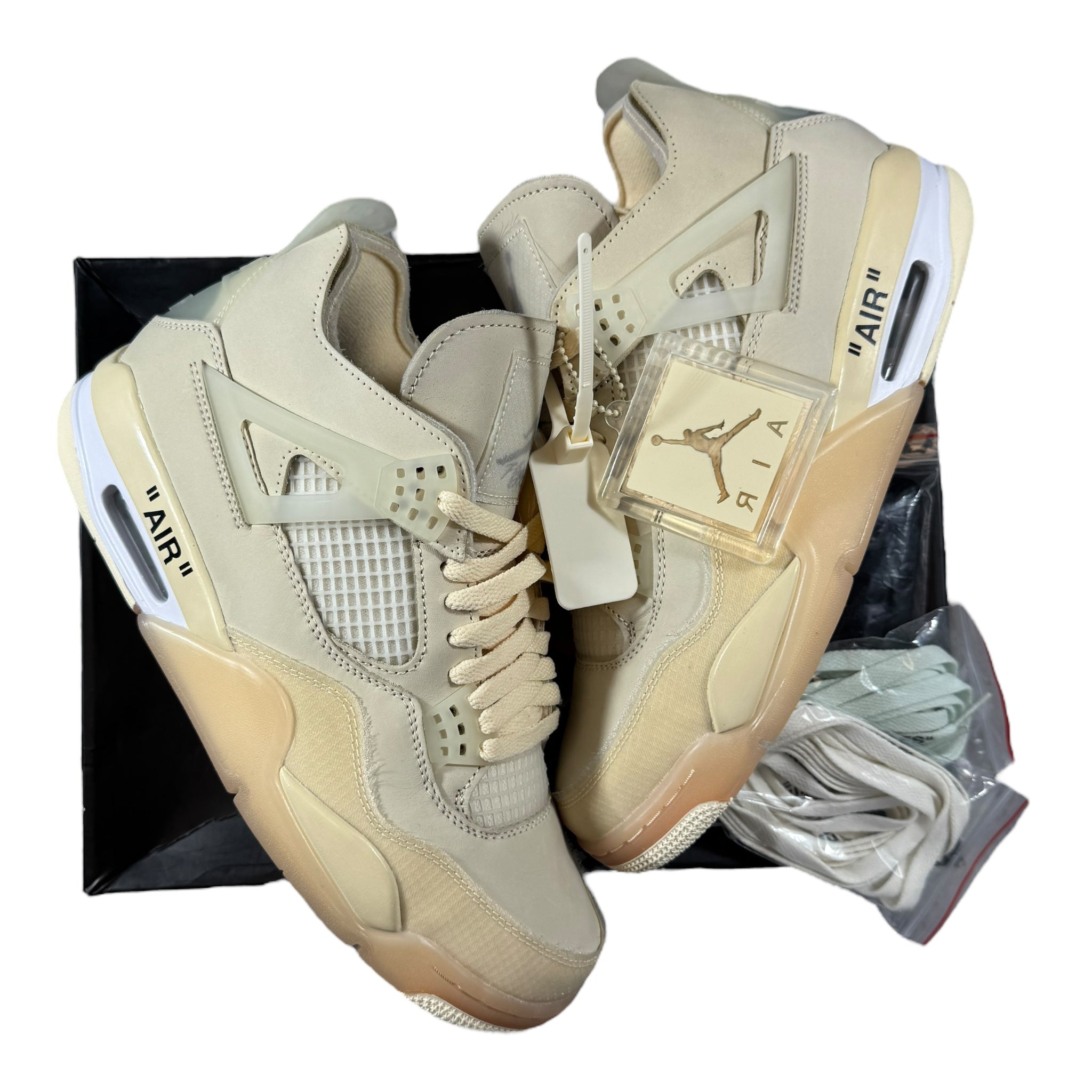 Jordan 4 off white SAIL(43EU)