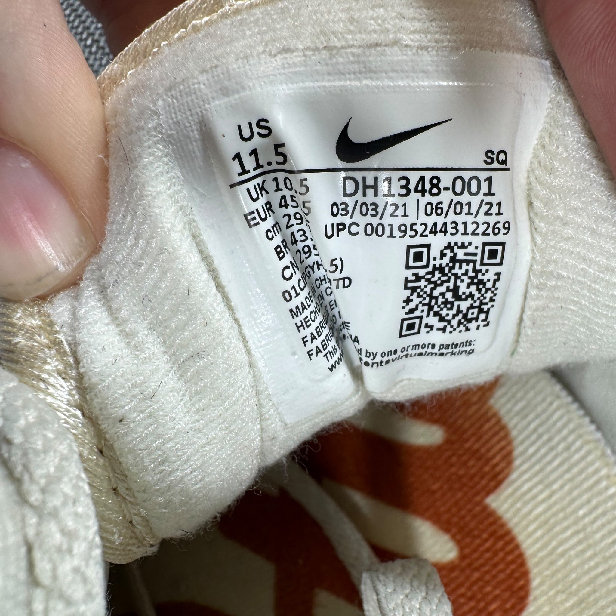 Nike Air Max One Patta Monarch (45.5)