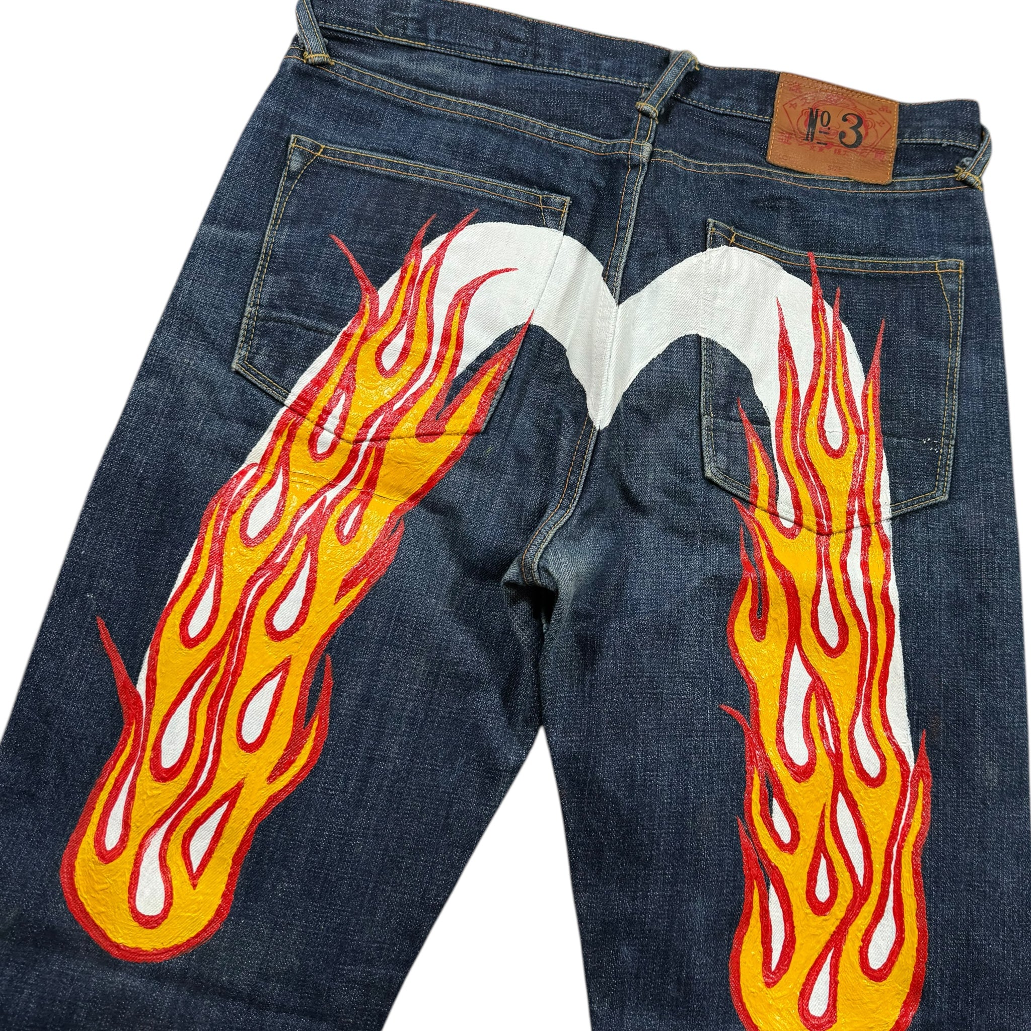 Jean Baggy Evisu Daicock (L)