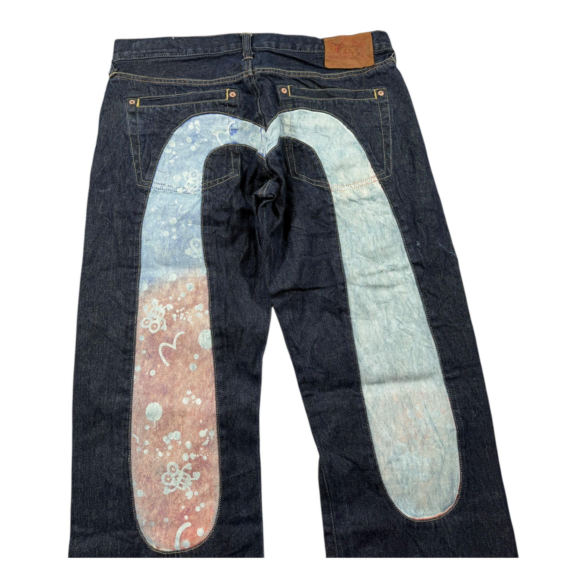 Jean Baggy Evisu Daicock (L)