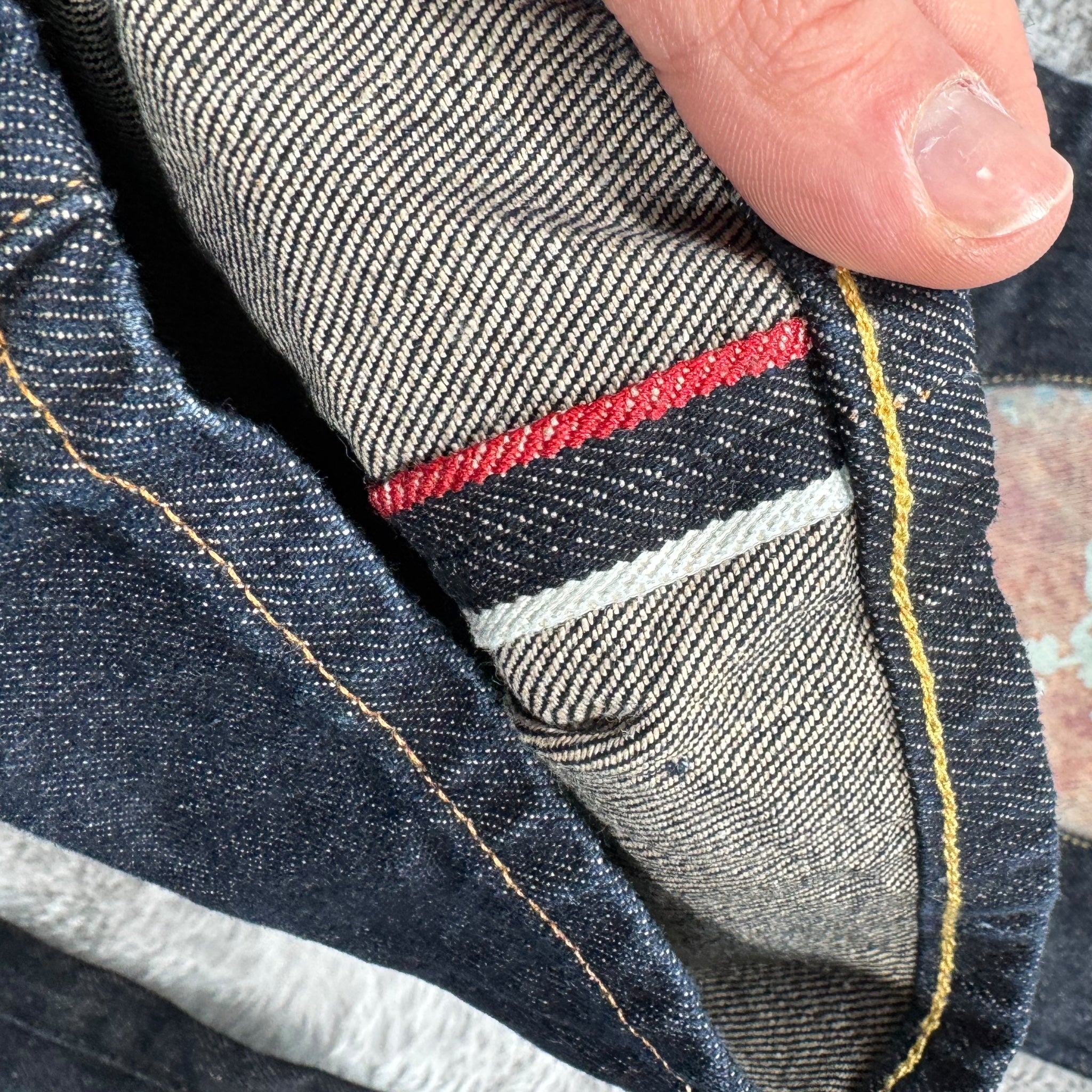 Jean Baggy Evisu Daicock (L)