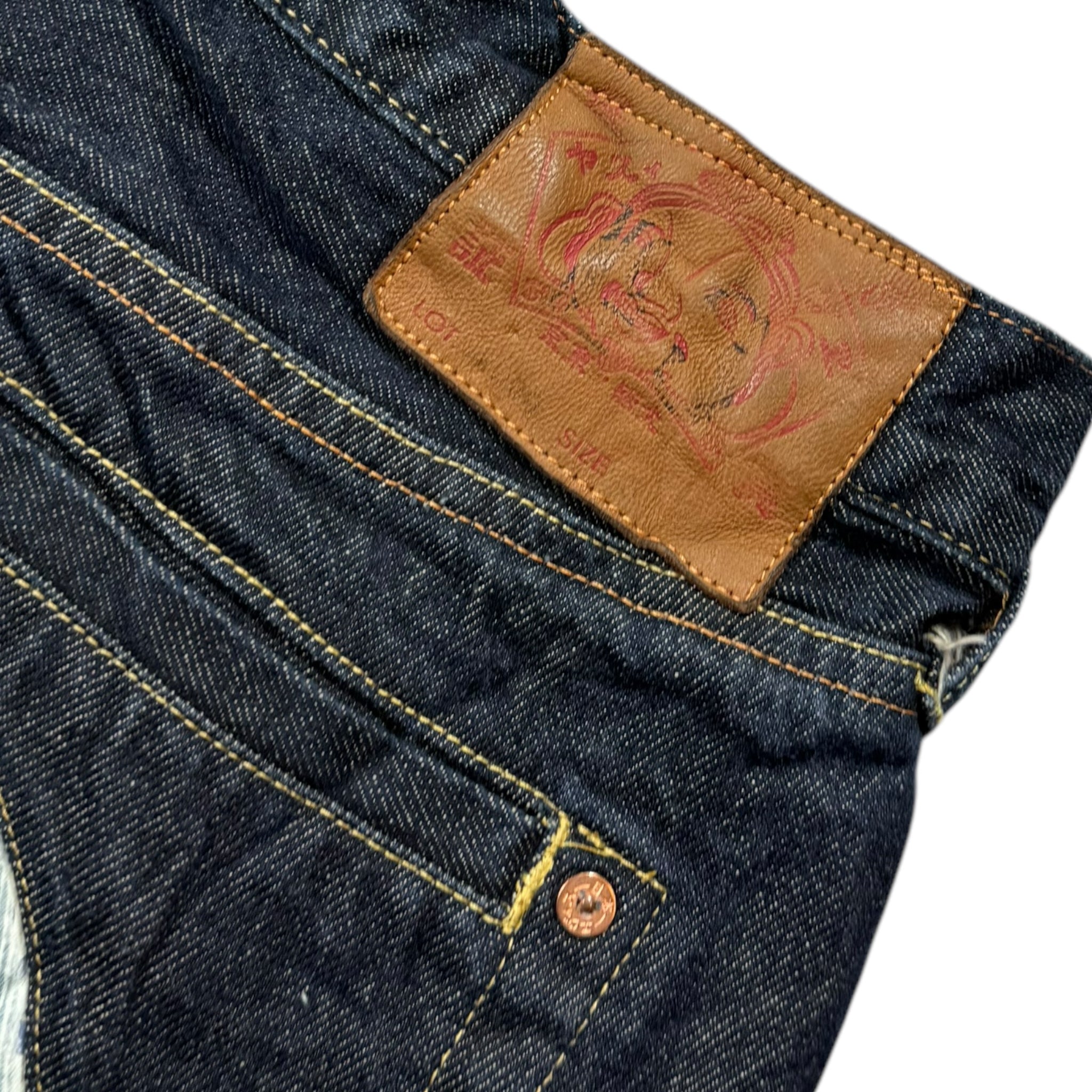 Jean Baggy Evisu Daicock (L)