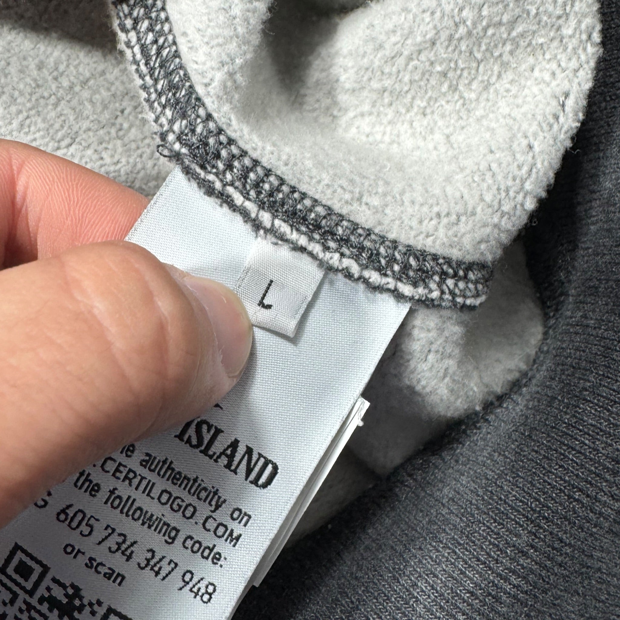 Sweat à capuche Stone Island (L)