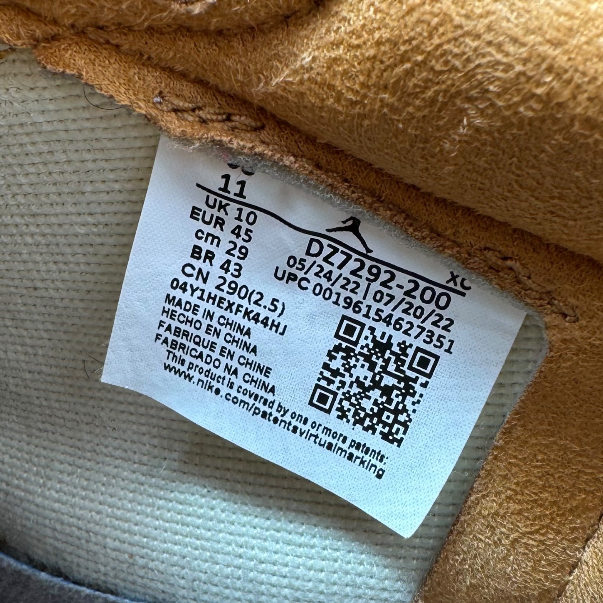 Jordan One Low Voodoo (45EU)