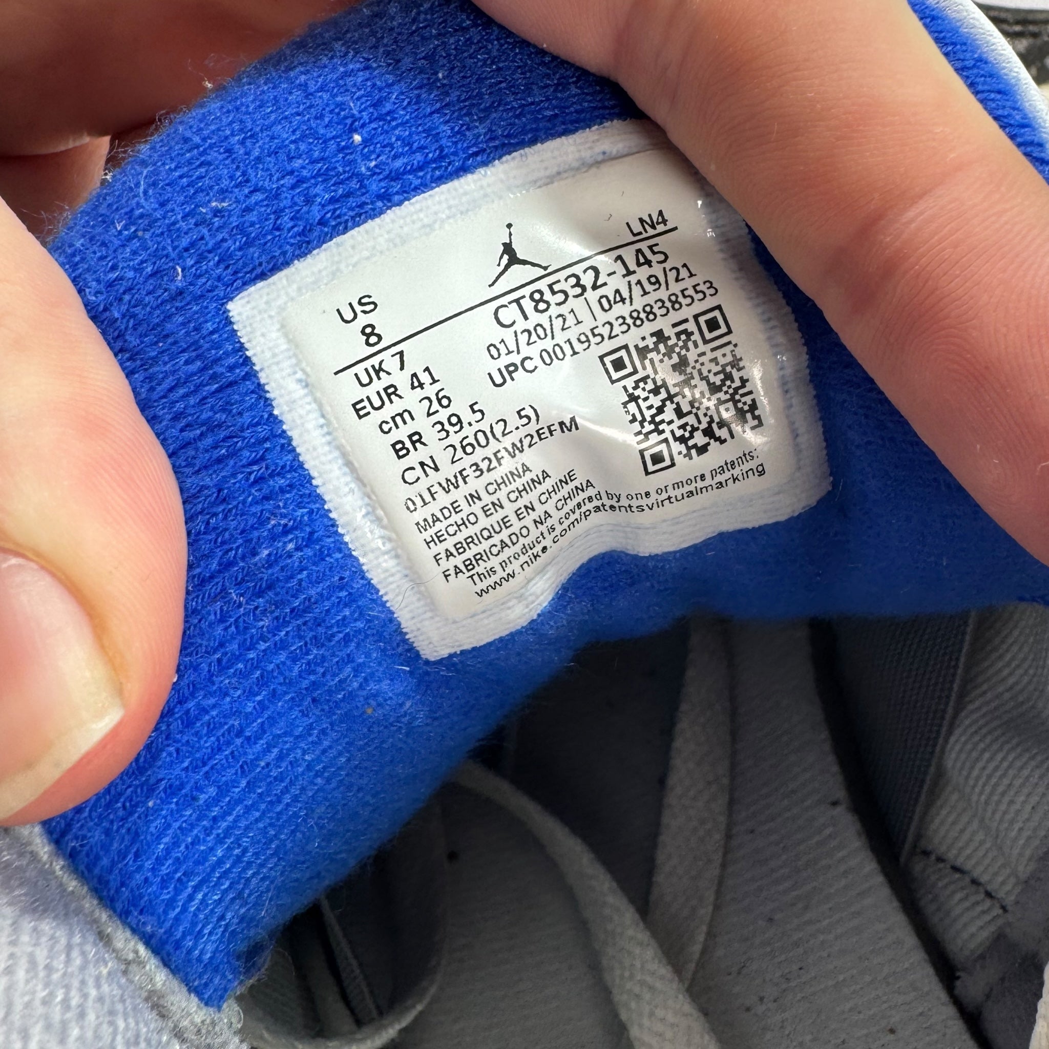 Jordan 3 Racer Blue (41EU)