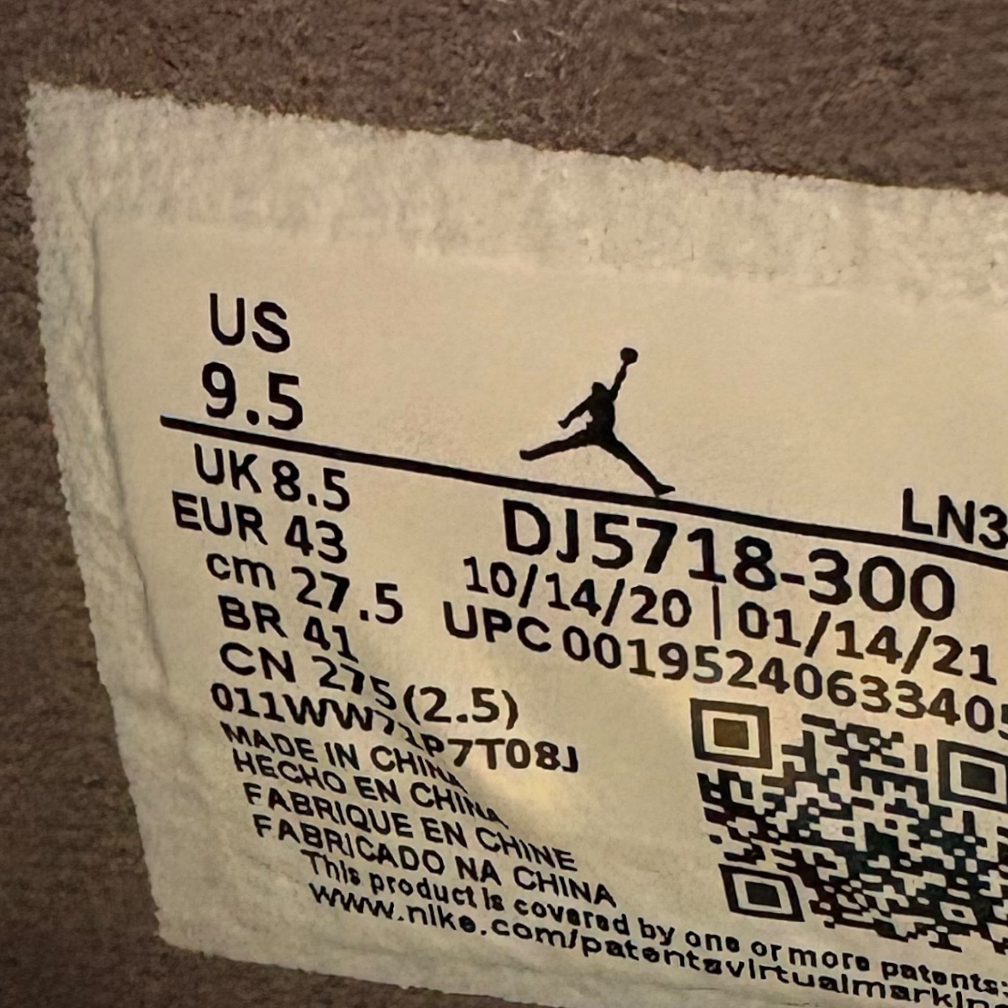 Jordan 4 Union Curry (43EU)