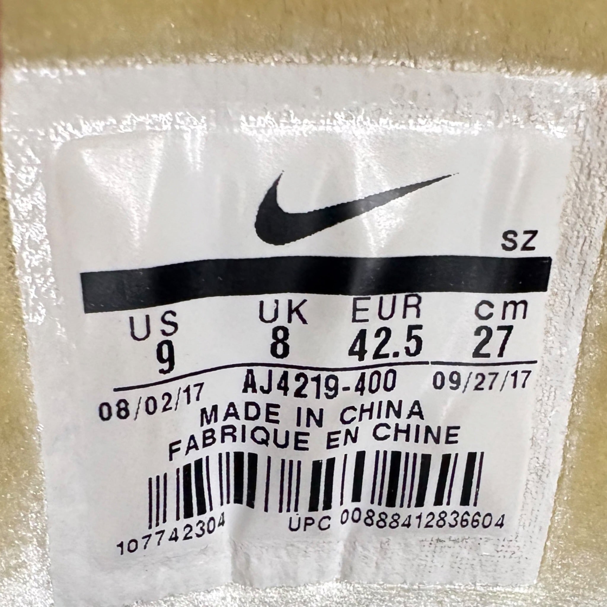 Air Max 1/97 Sean Wotherspoon (42.5EU)
