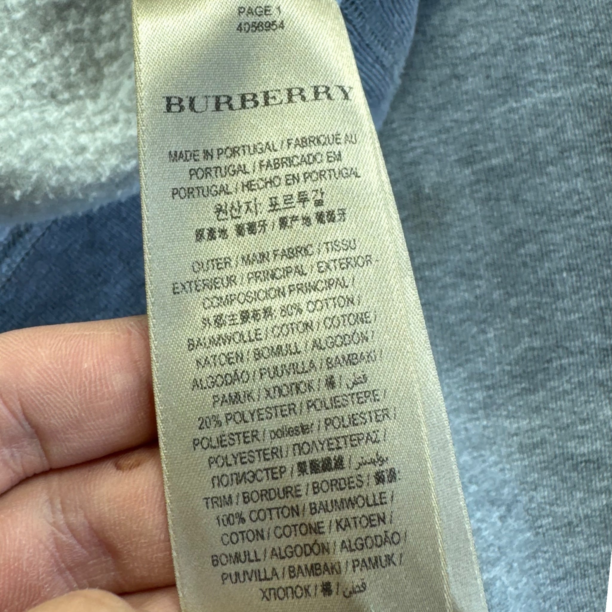 Sweat zippé Burberry (L)